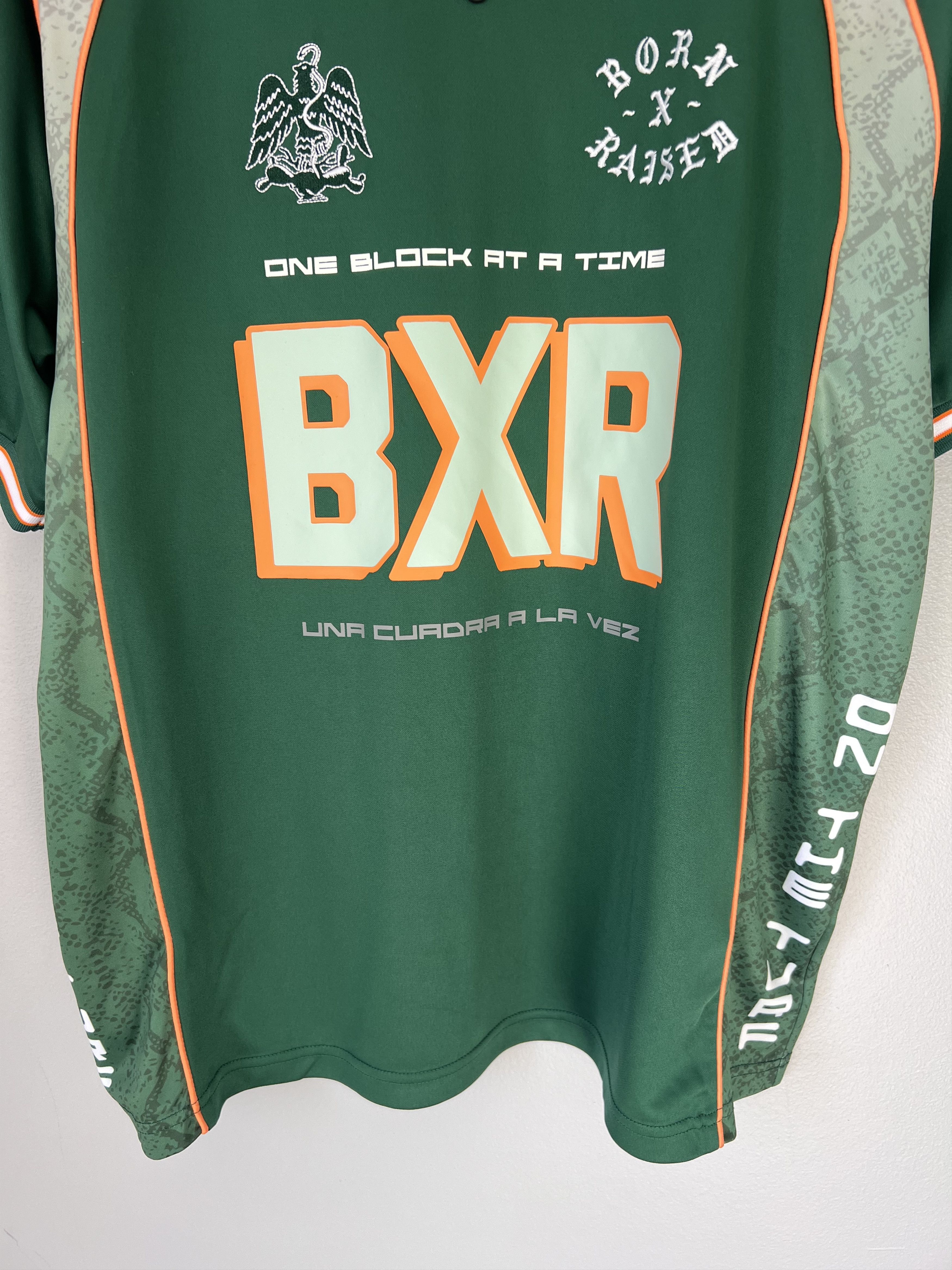 Born X Raised Born X Raised BXR Mexico Jersey in Emerald Green Size US L / EU 52-54 / 3 - 3 Thumbnail