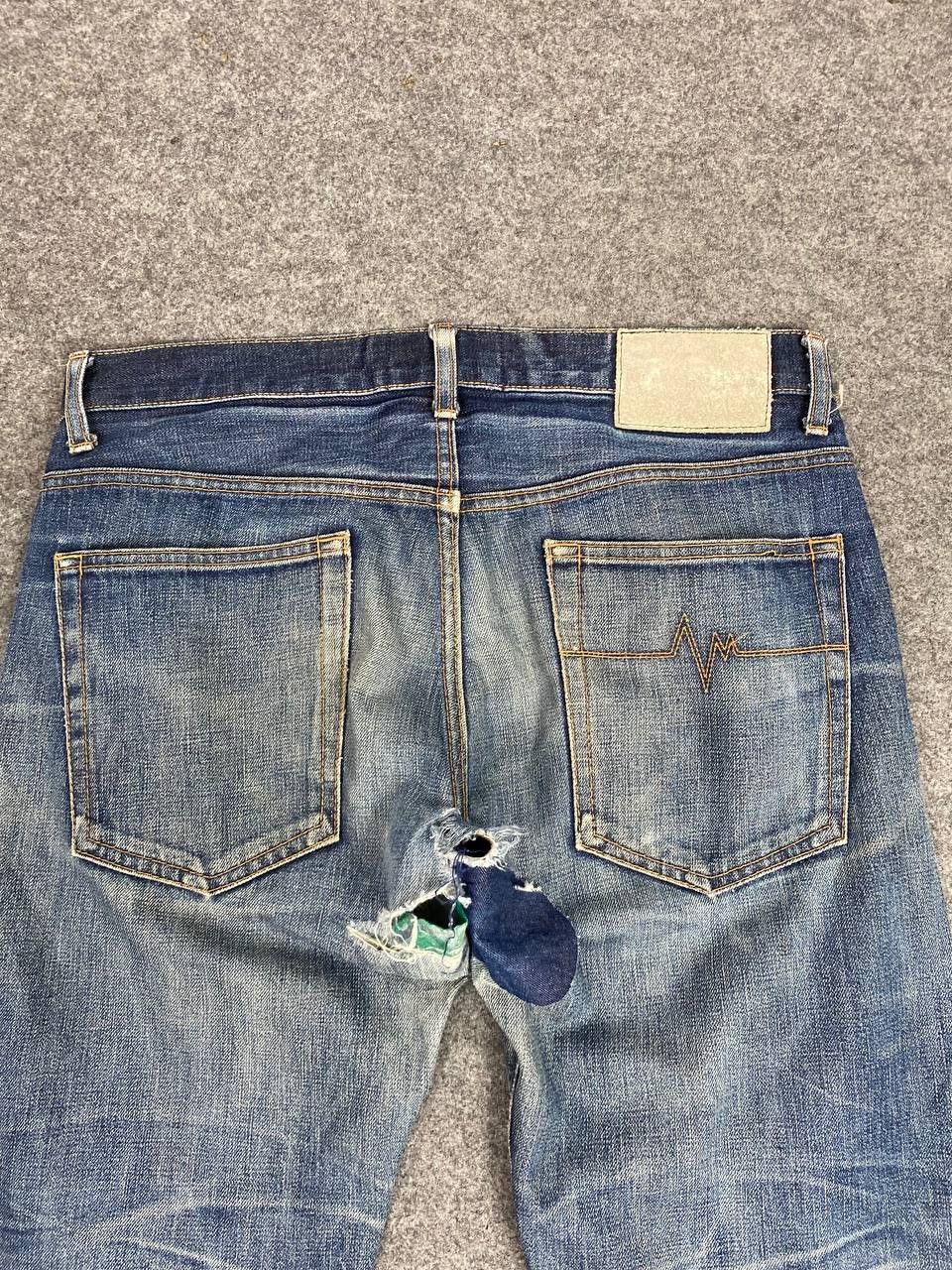 Japanese Brand vintage japanese brands selvedge denim distressed Size US 35 - 3 Thumbnail