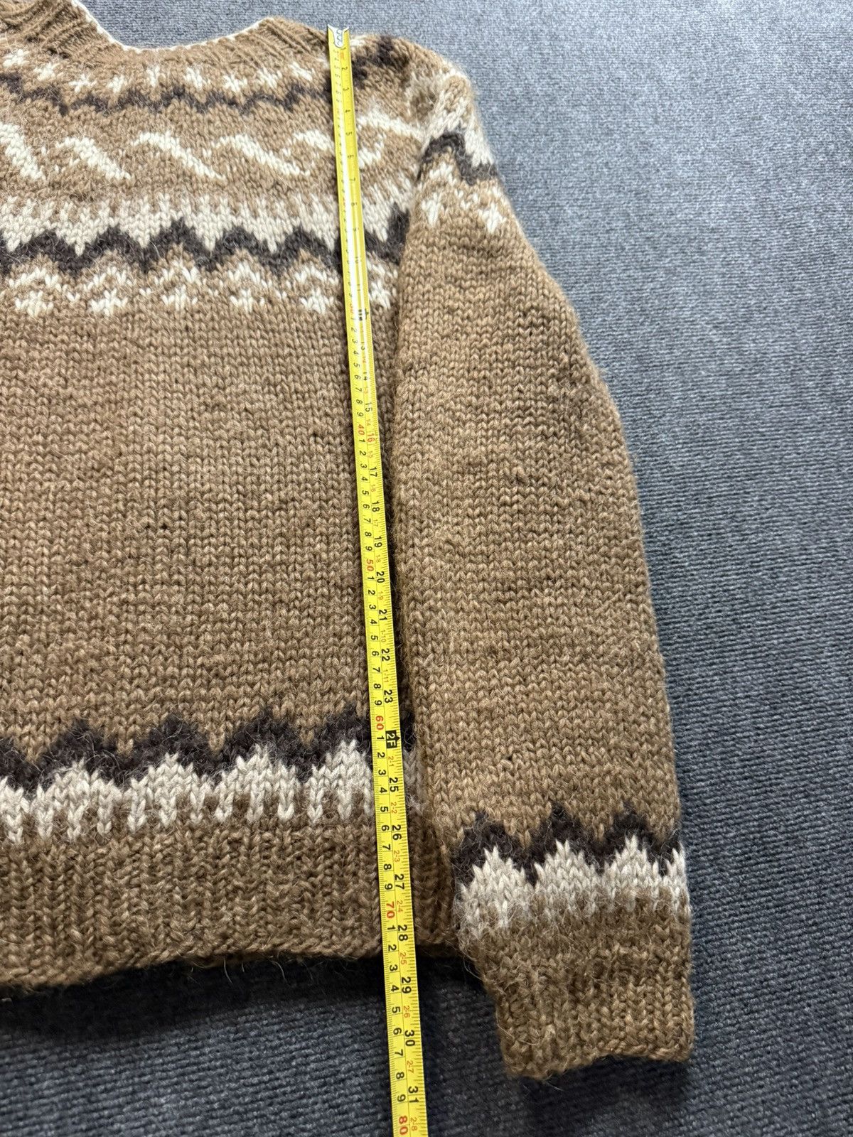 Vintage Nordic Wool Iceland Cardigan Dale Of Norway Style Brown Size US XL / EU 56 / 4 - 20 Thumbnail