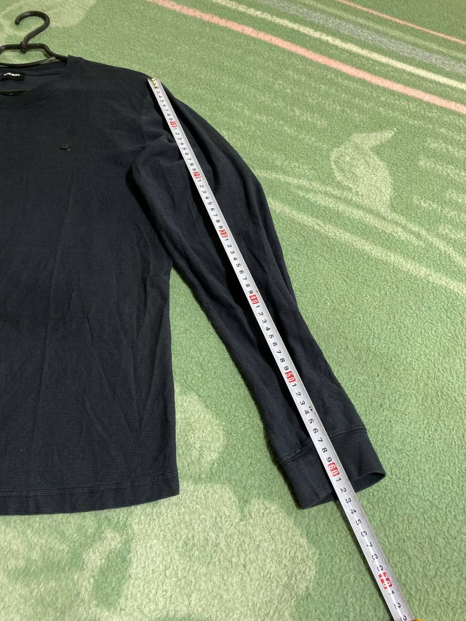 20471120 × Diesel × Vintage DIESEL Y2K SKINNY GLAM PRINT LONG SLEEVE Size US XL / EU 56 / 4 - 10 Thumbnail