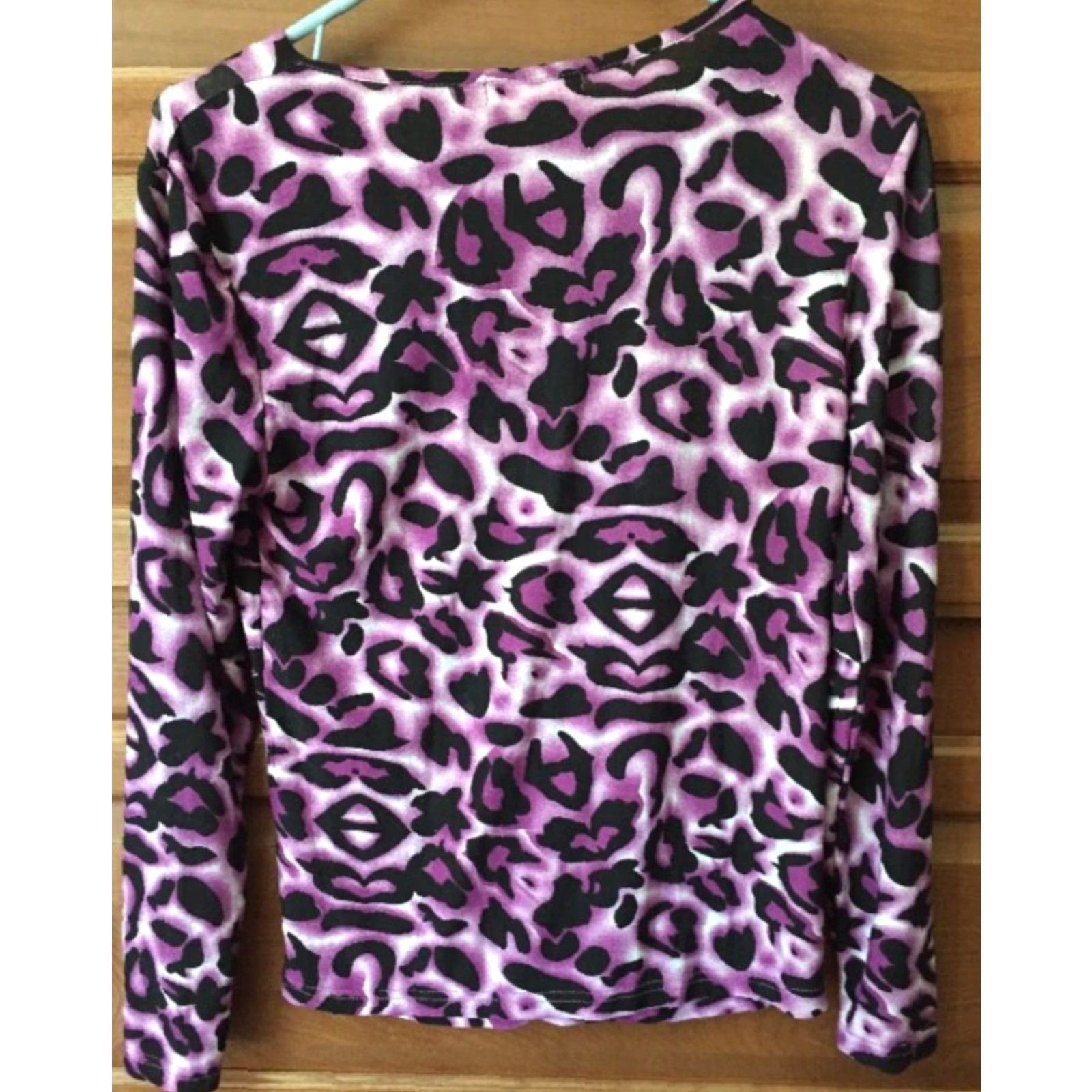 Vintage Jon & Anna NY Blouse L/S Knit Purple Regular S Womens NWT B143 Size S / US 4 / IT 40 - 3 Thumbnail