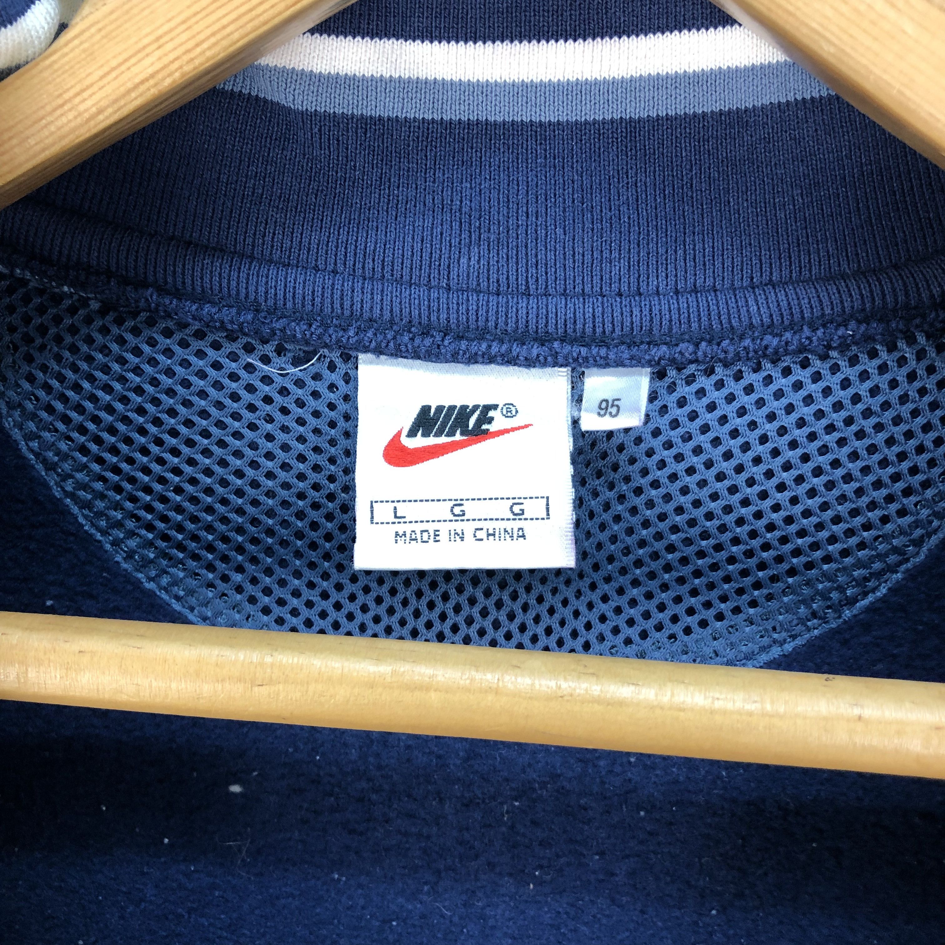 Nike VINTAGE NIKE SILVER TAG TRACK TOP JACKET #4996-35 Size US L / EU 52-54 / 3 - 9 Thumbnail