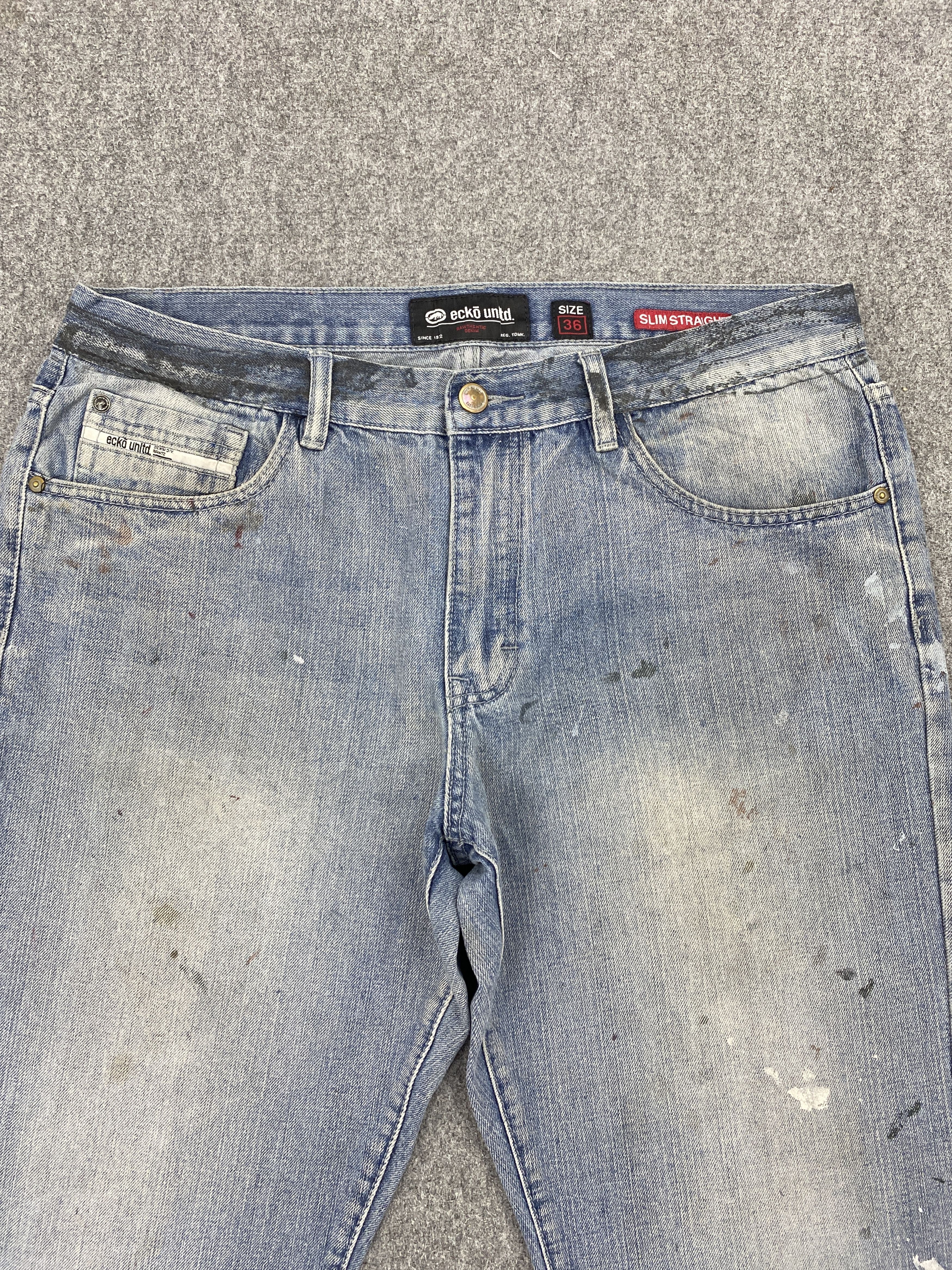 Ecko Unltd. Vintage Ecko Unltd Faded Blue Jeans DP2696 Size US 35 - 2 Thumbnail