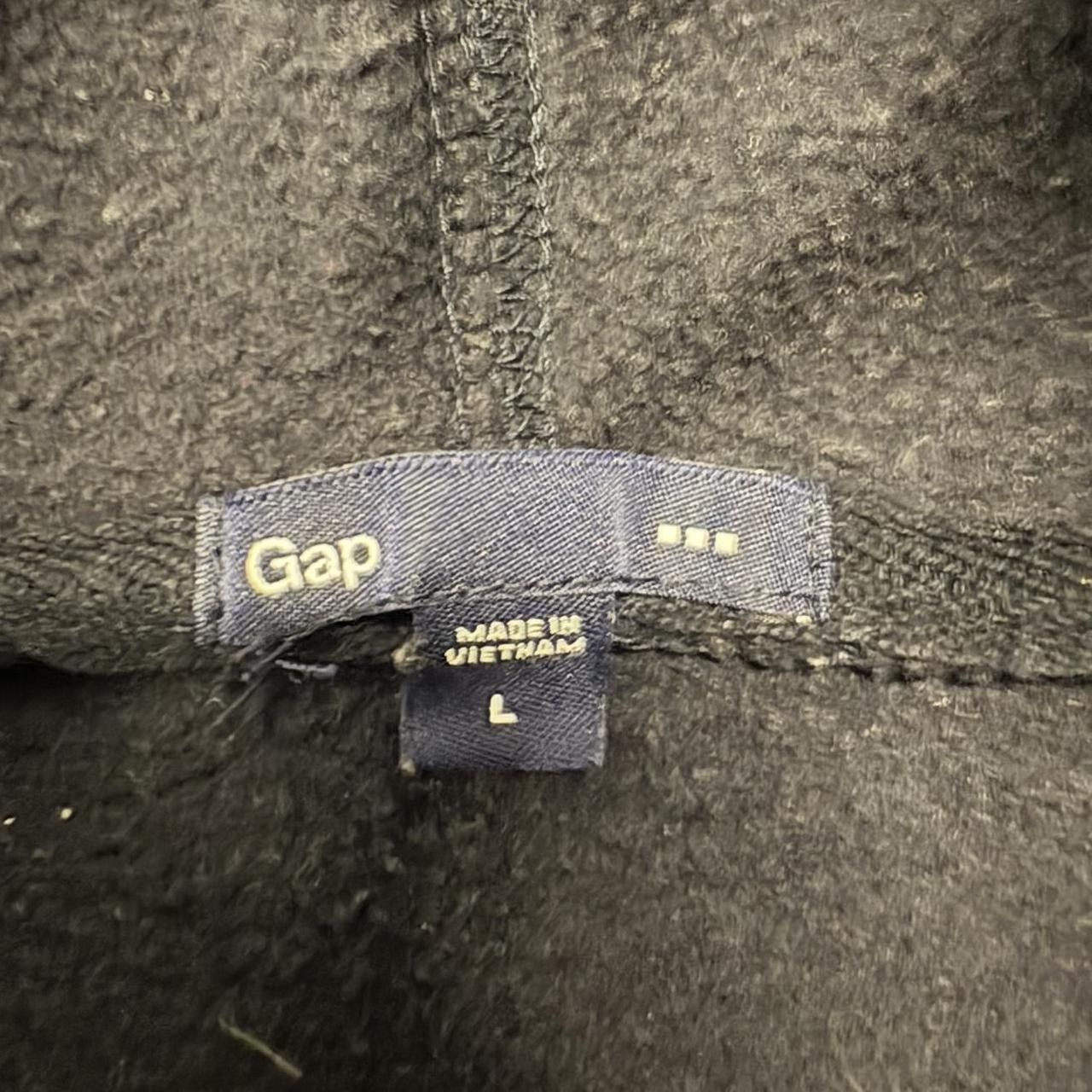 Gap Crazy Vintage Y2K/2000s Gap Streetwear Black Quality Hoodie! Size US L / EU 52-54 / 3 - 4 Thumbnail