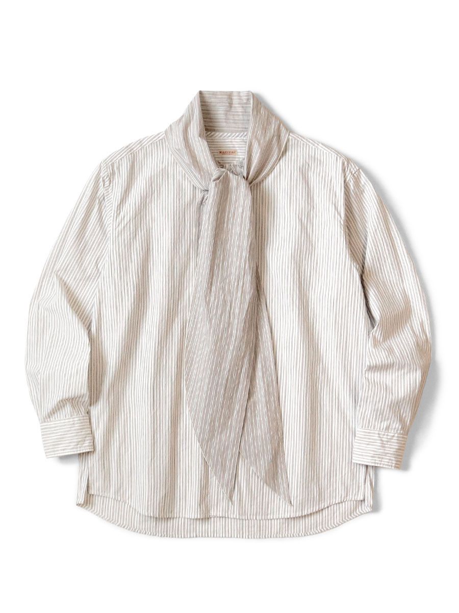 Kapital Kapital Cotton Striped Bow Tie Shirt Size US XL / EU 56 / 4 - 1 Thumbnail