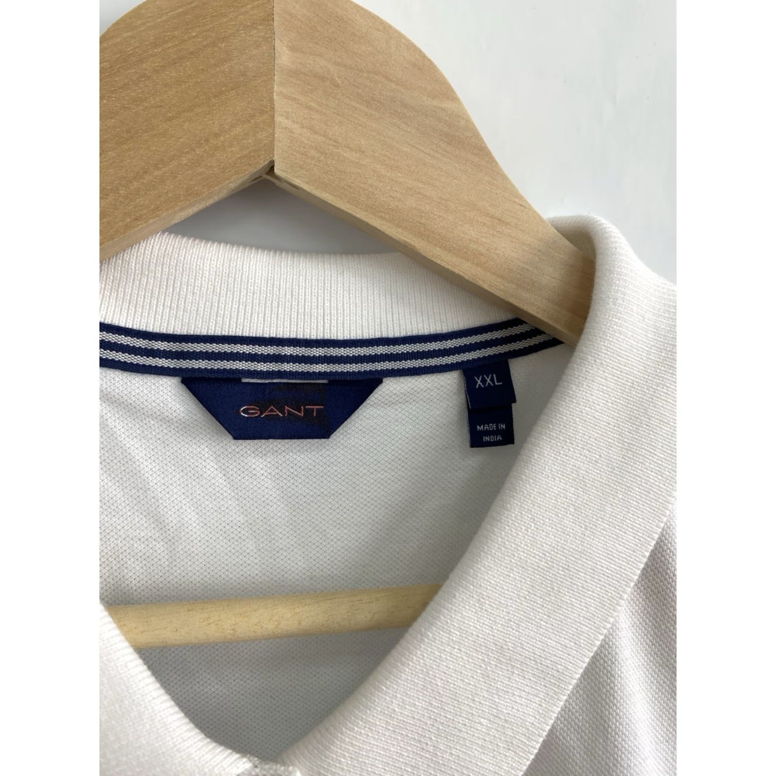 Gant GANT Polo T-Shirt White Retro XL Mens Size US XL / EU 56 / 4 - 5 Thumbnail