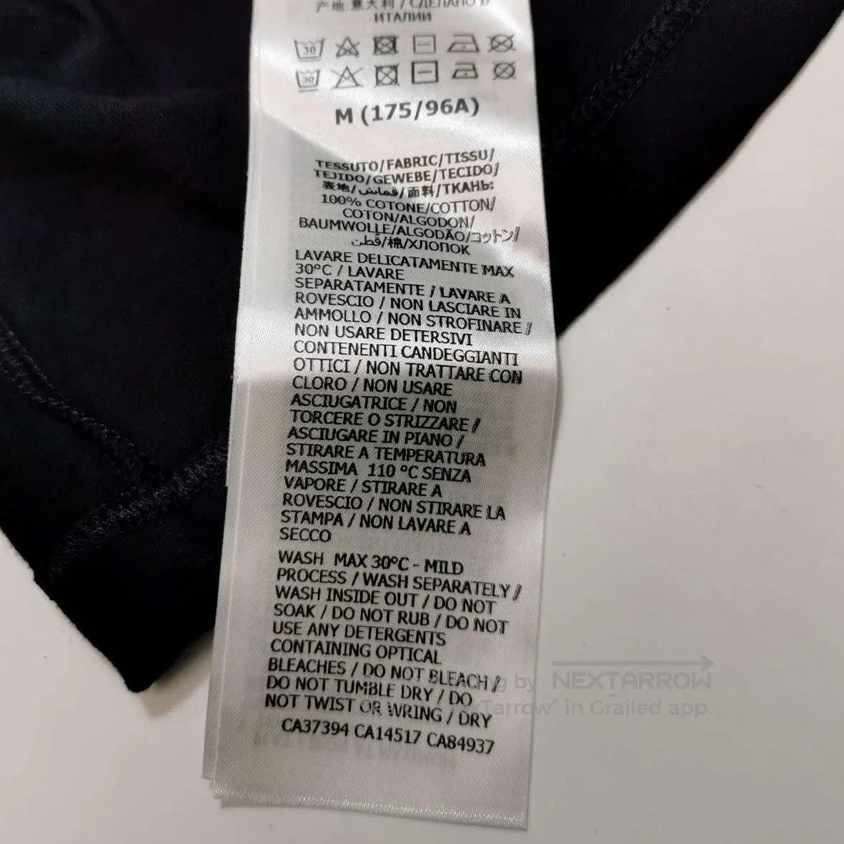 Gucci Gucci M Cotton Logo Crew Neck T. Size US M / EU 48-50 / 2 - 9 Thumbnail