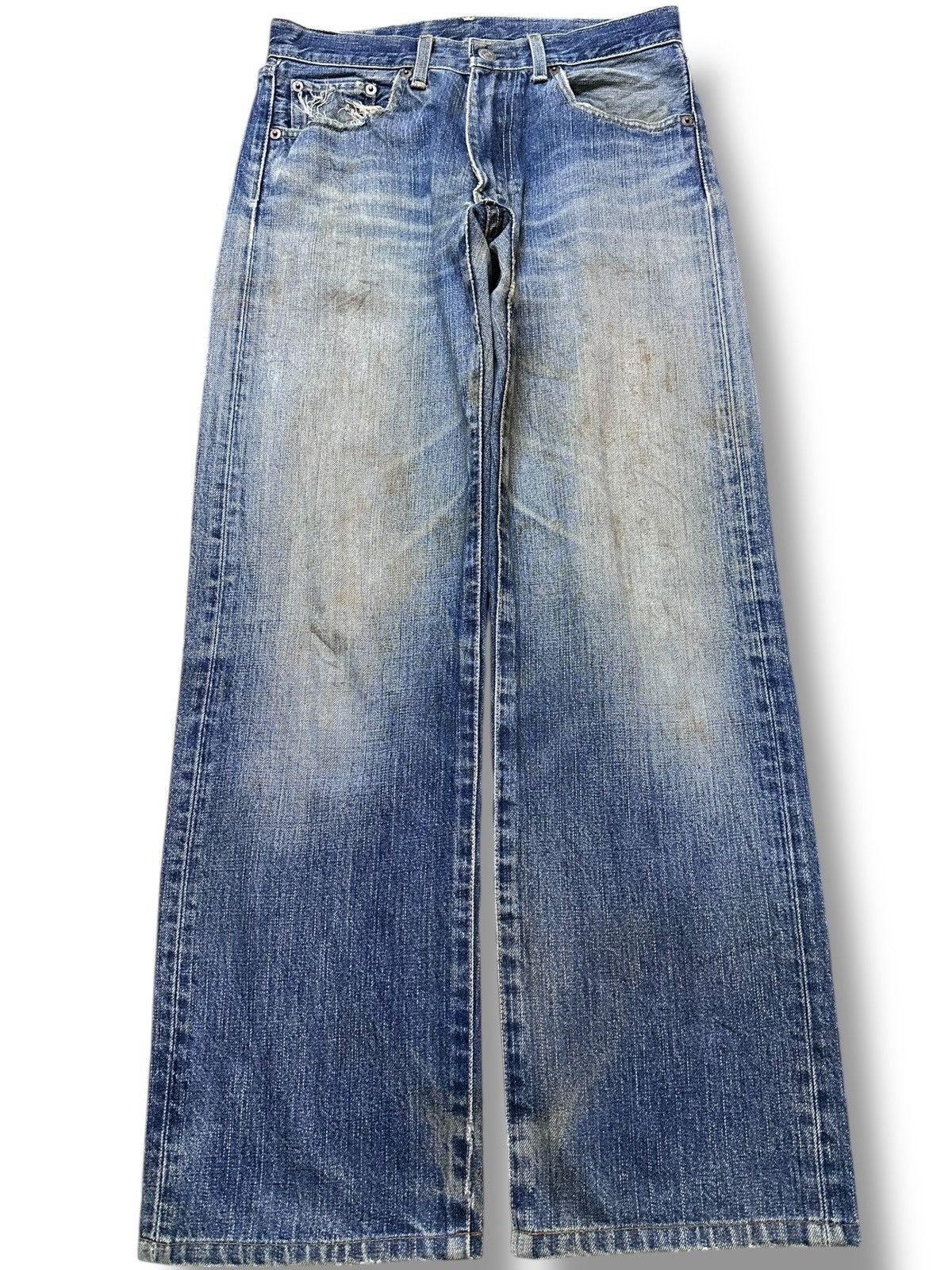 Levi's Vintage Clothing Vintage Levi’s 510 Faded Grunge Whiskers Denim Size US 28 / EU 44 - 1 Thumbnail