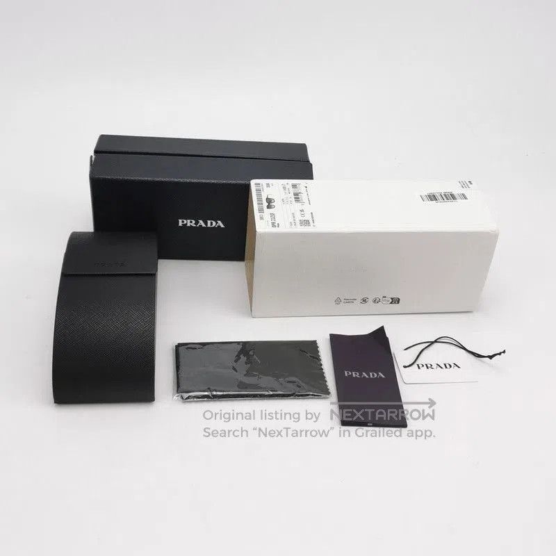 Prada Prada Logo Frame Cat-Eye Sunglasses. Size ONE SIZE - 8 Thumbnail