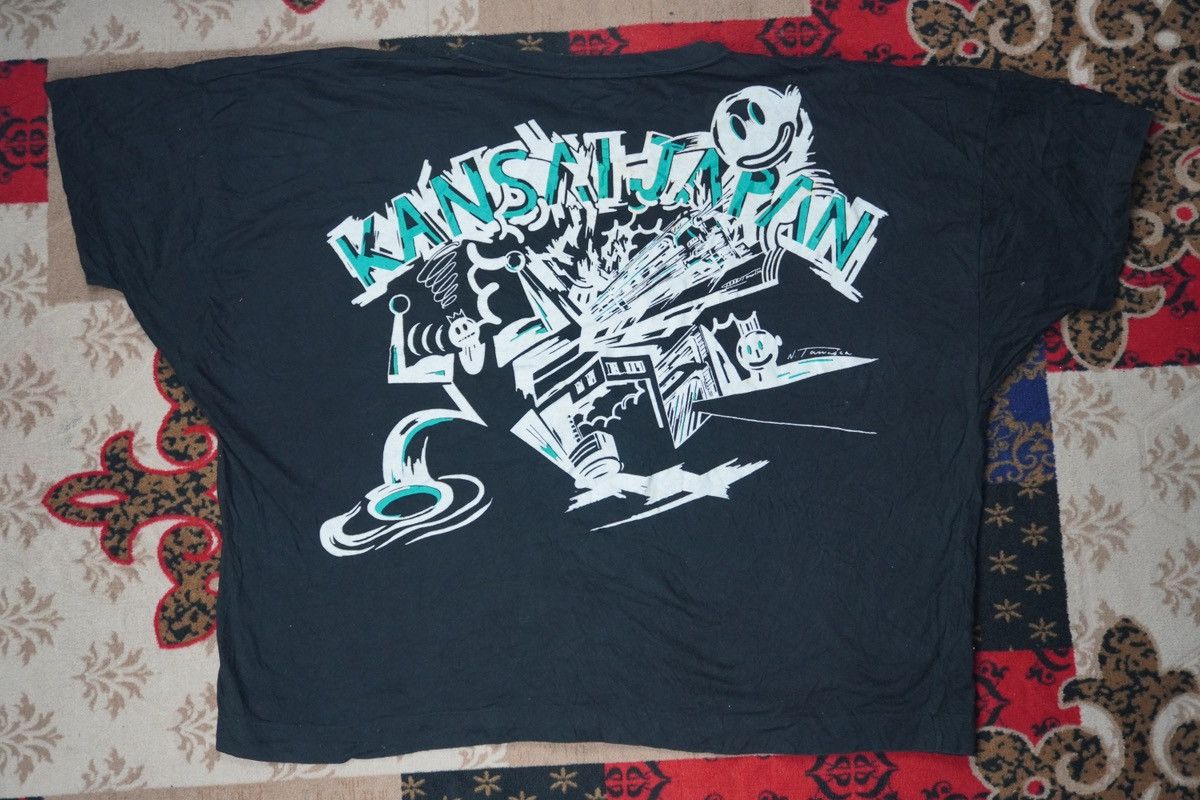 Japanese Brand × Kansai Yamamoto × Vintage Vintage Kansai Yamamoto oversized Kansai Japan Graffity Size US M / EU 48-50 / 2 - 2 Thumbnail