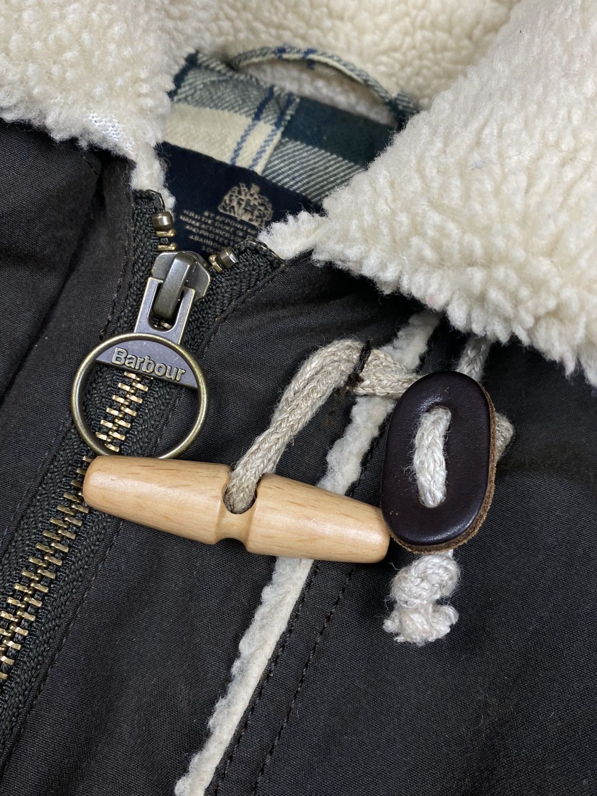 Barbour Vintage Barbour Uplands Duffle Wax Tartan Coat Jacket Size M / US 6-8 / IT 42-44 - 11 Thumbnail