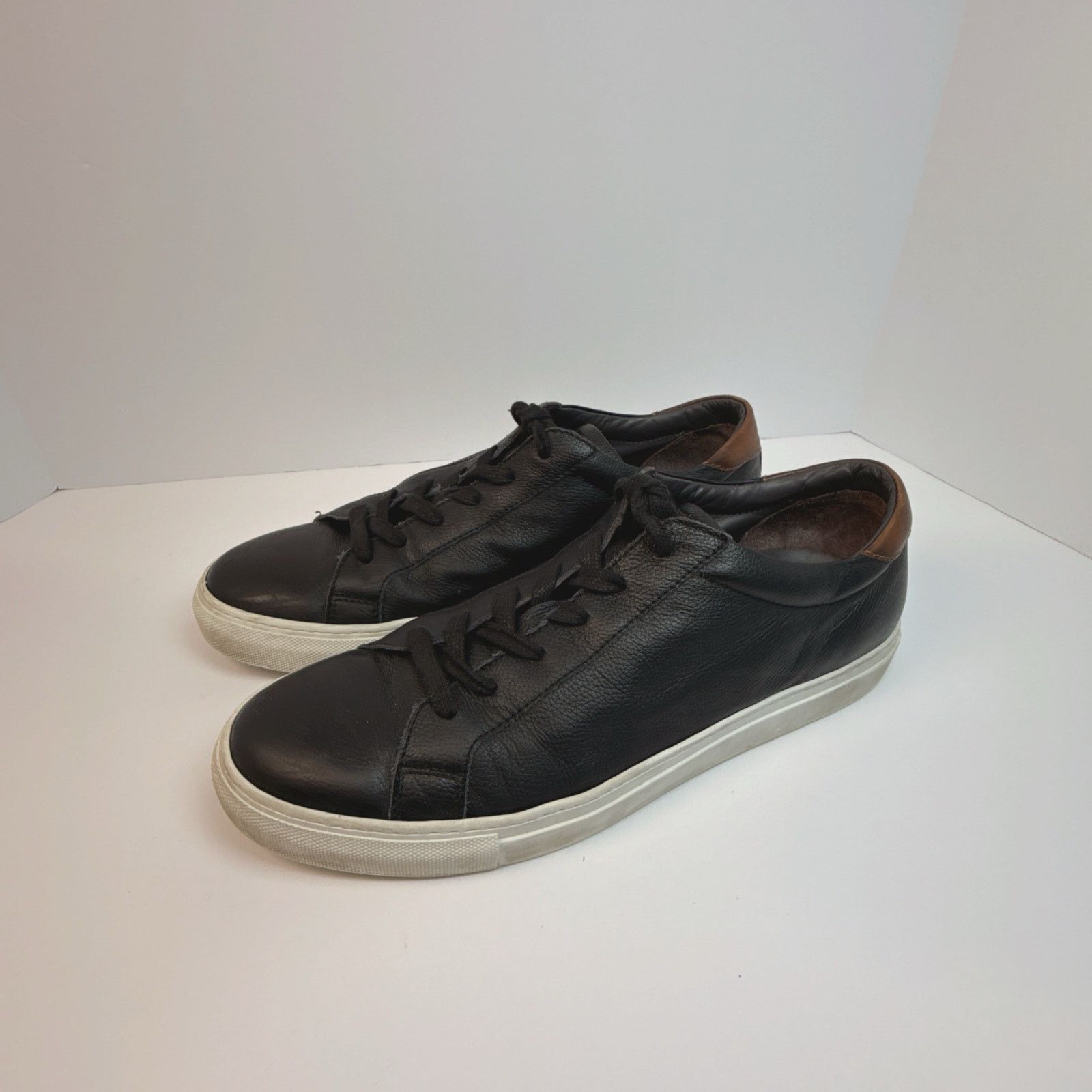 To Boot New York To Boot New York Men's Knox Leather Sneakers | Black | 11 Size US 11 / EU 44 - 1 Thumbnail