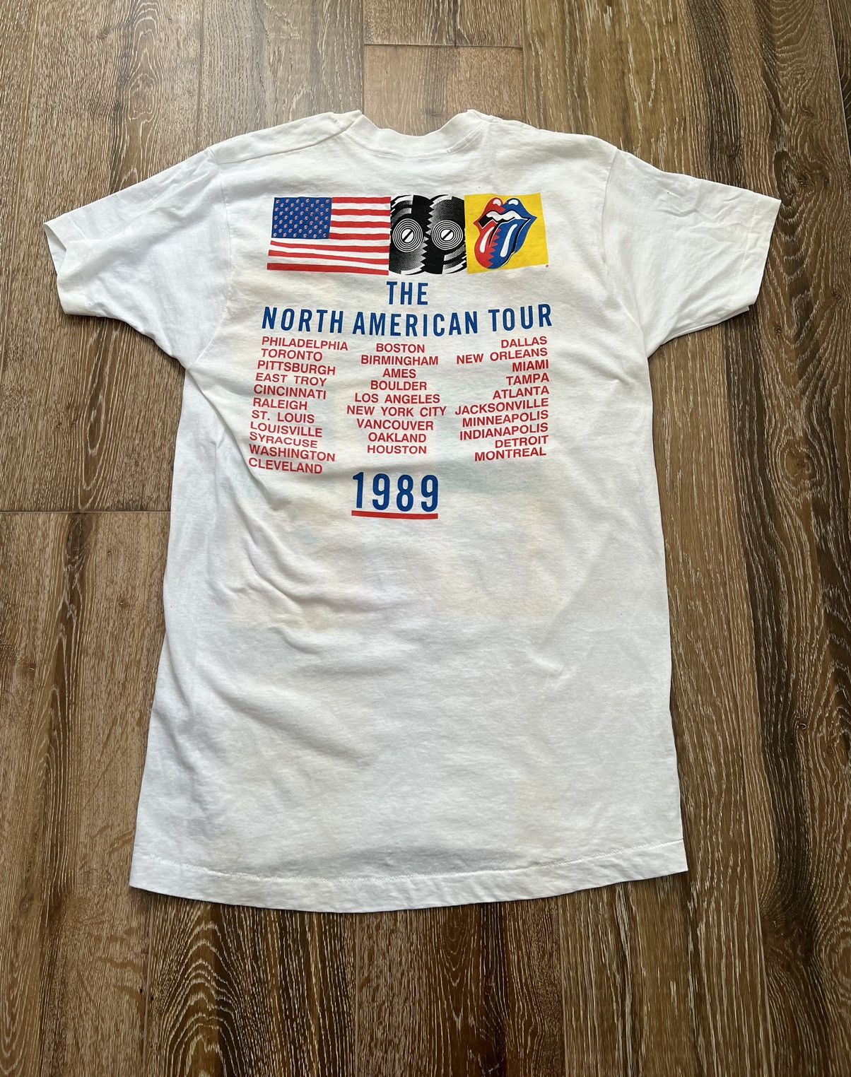 Band Tees Vintage 1989 rolling stones tee Size US M / EU 48-50 / 2 - 2 Thumbnail