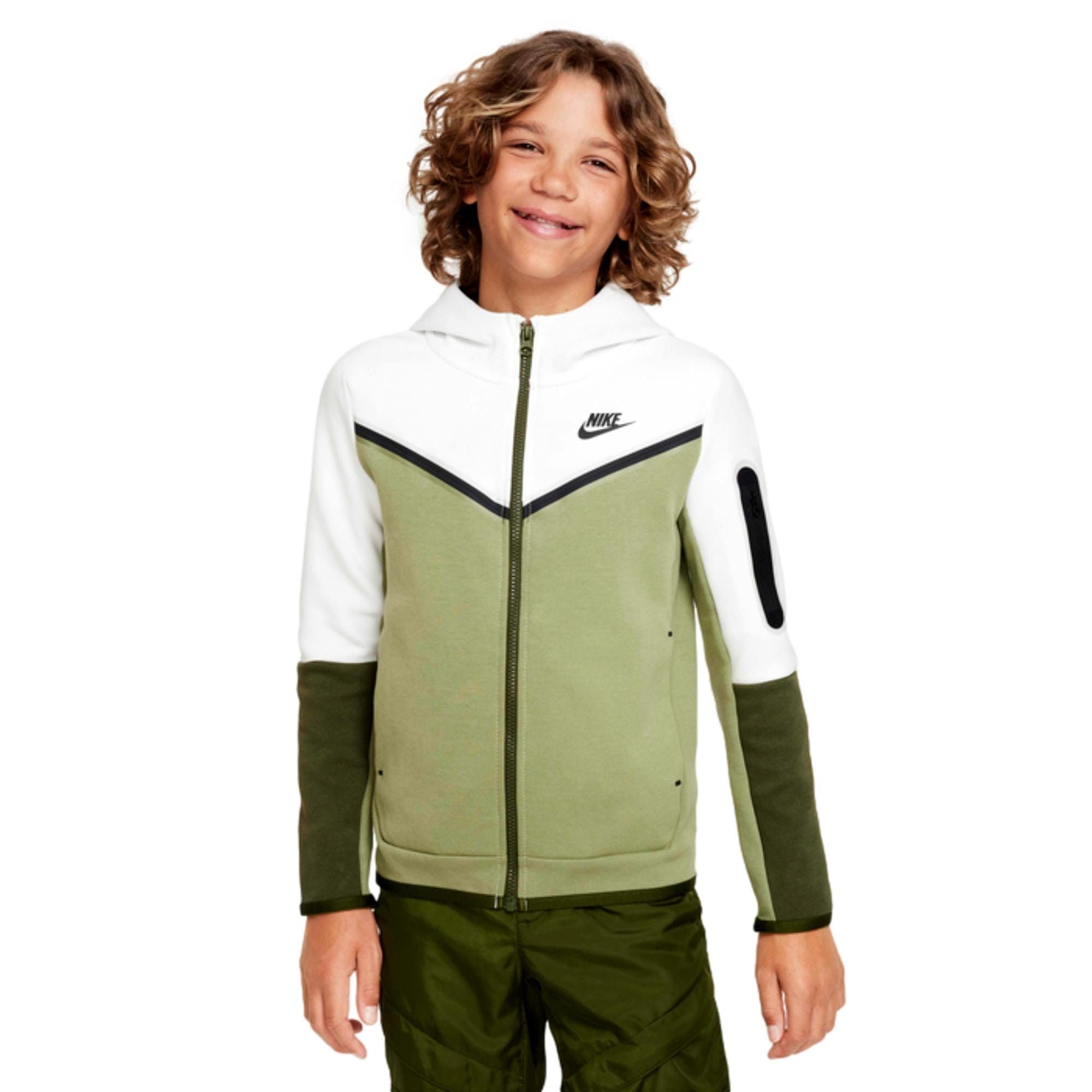 Nike Sportswear Tech Fleece Full Zip Hoodie White CU9223-121 Size US XS / EU 42 / 0 - 1 Thumbnail