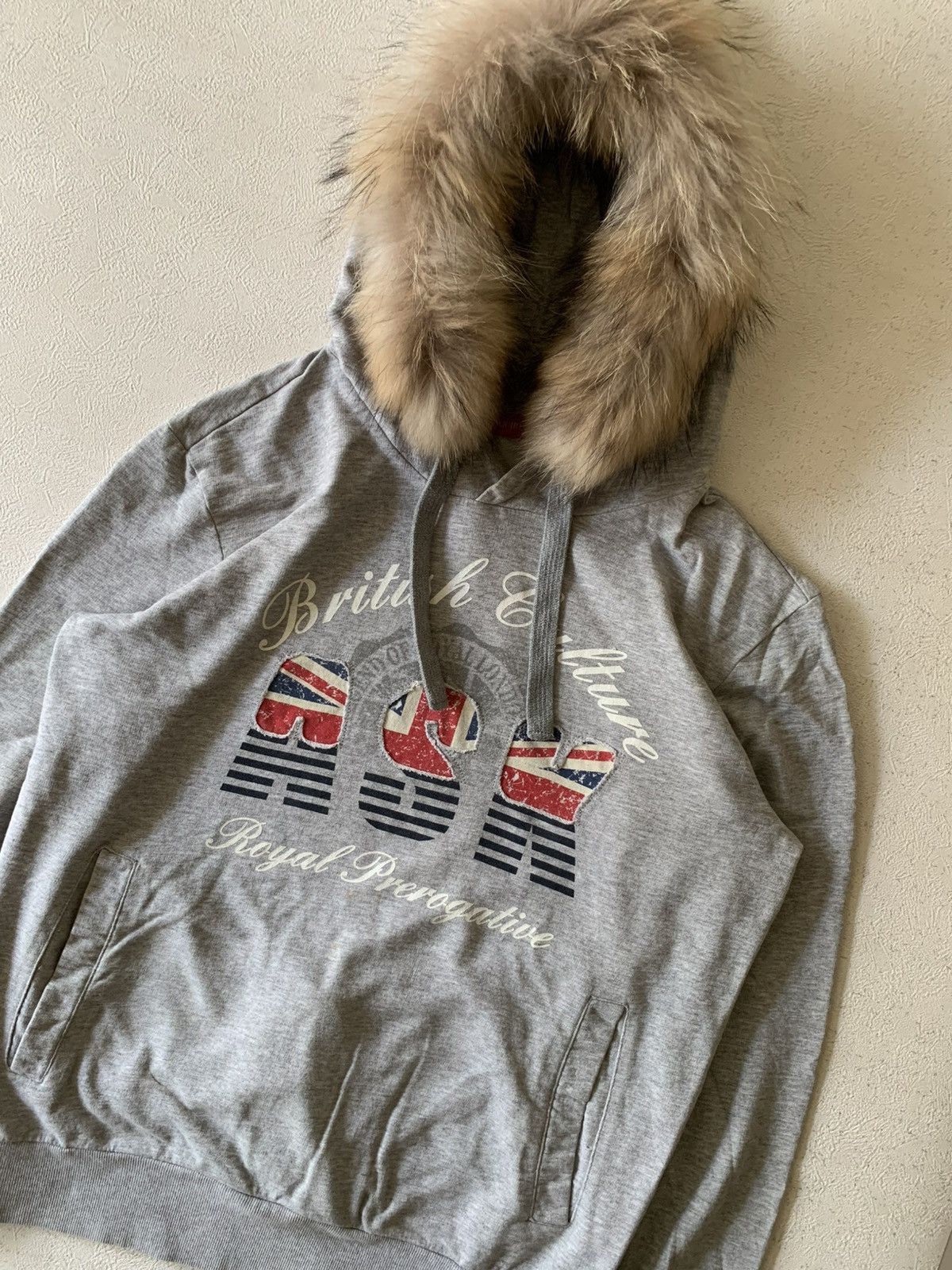 Japanese Brand 2000s ASK BRITISH VIBE FUR HOODIE IFSIXWASNINE LGB STYLE Size US L / EU 52-54 / 3 - 3 Thumbnail