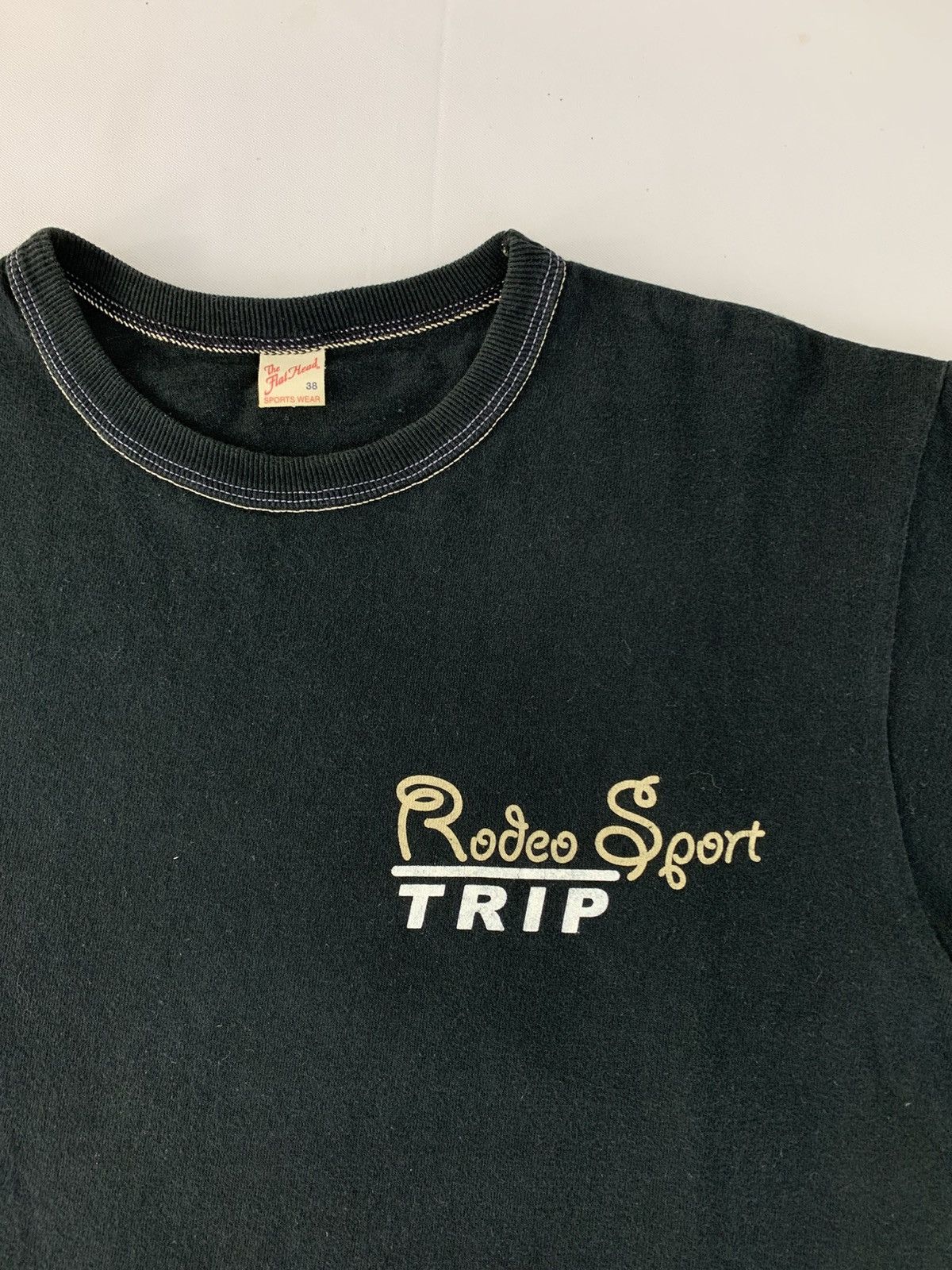 The Flat Head The Flat Head Japanese Brand Rodeo Sport Trip Crewneck Tee Size US S / EU 44-46 / 1 - 3 Thumbnail