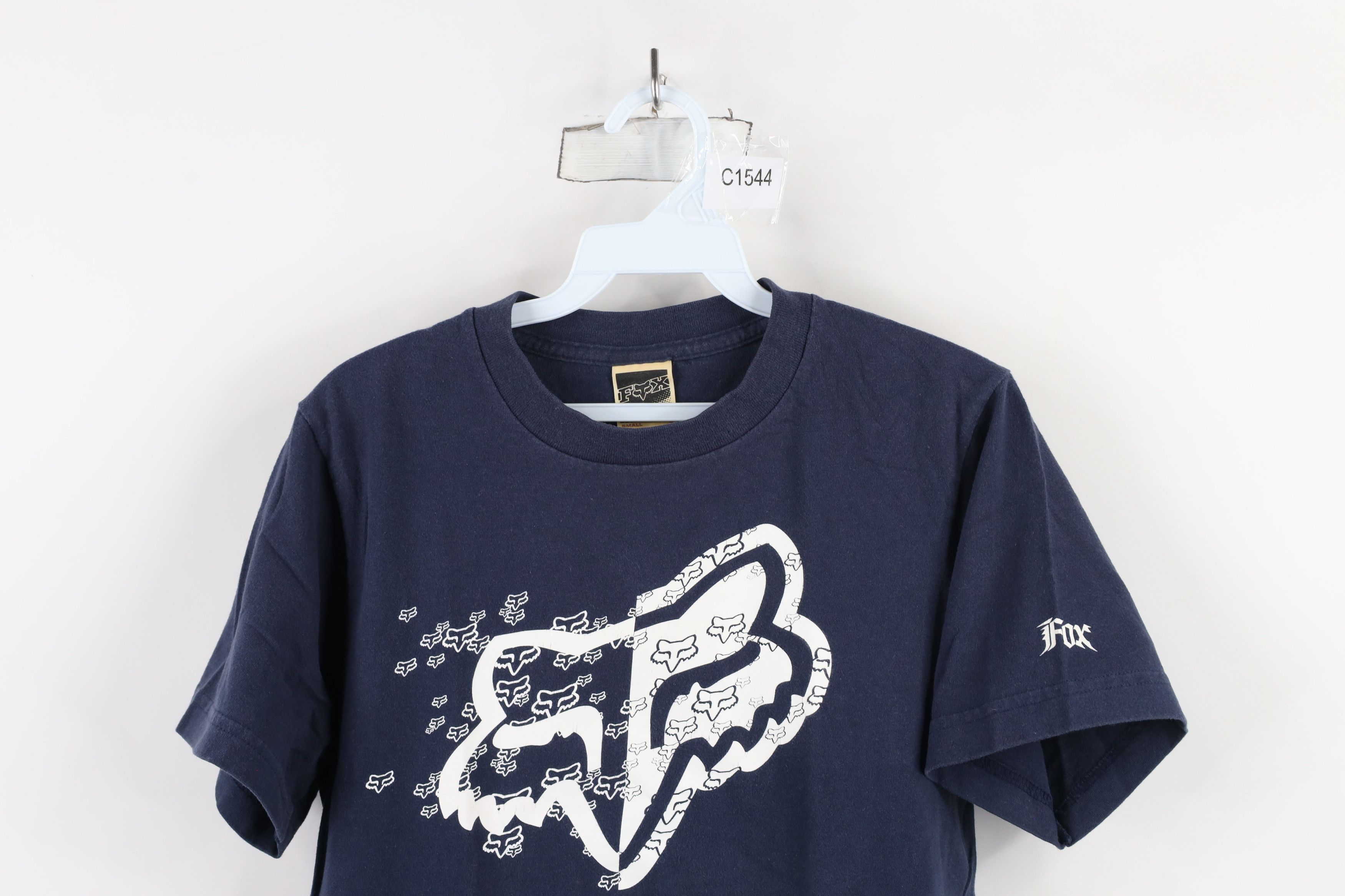 Fox Racing × Vintage Vintage 90s Y2K Fox Racing Big Logo Short Sleeve T-Shirt Size US S / EU 44-46 / 1 - 2 Thumbnail