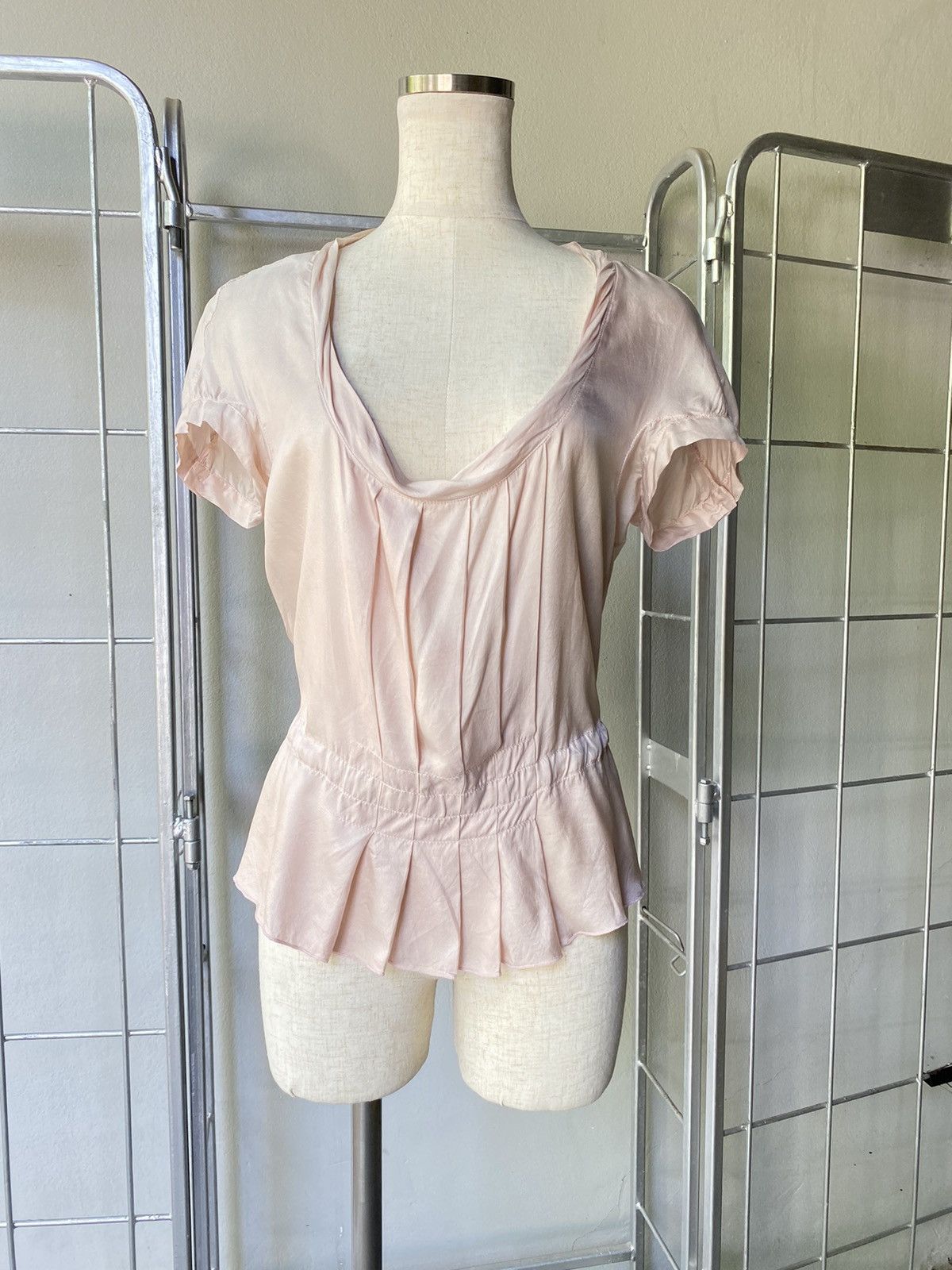 Prada Prada pink silk blouse Size ONE SIZE - 3 Thumbnail
