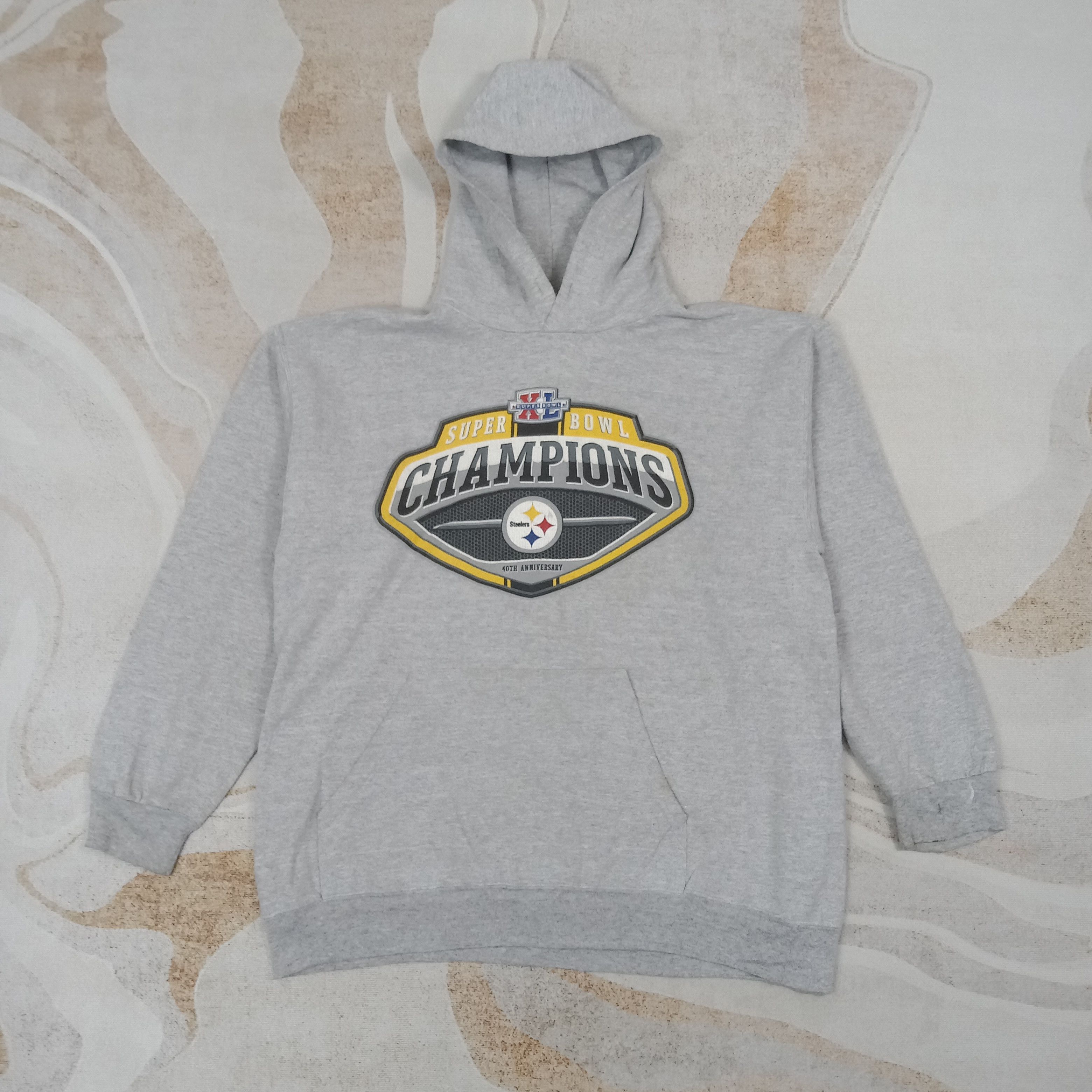 Reebok Steelers Super Bowl American Football Sweatshirt C262N25 Size US L / EU 52-54 / 3 - 1 Thumbnail