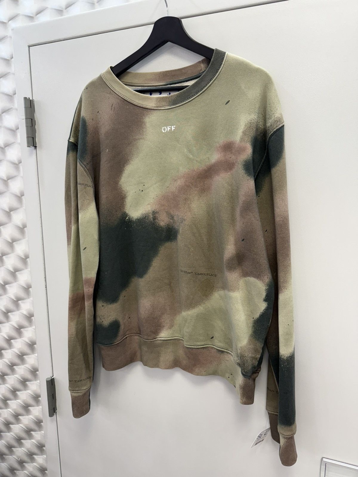 Off-White Off-White Camo Crewneck Size US L / EU 52-54 / 3 - 3 Thumbnail