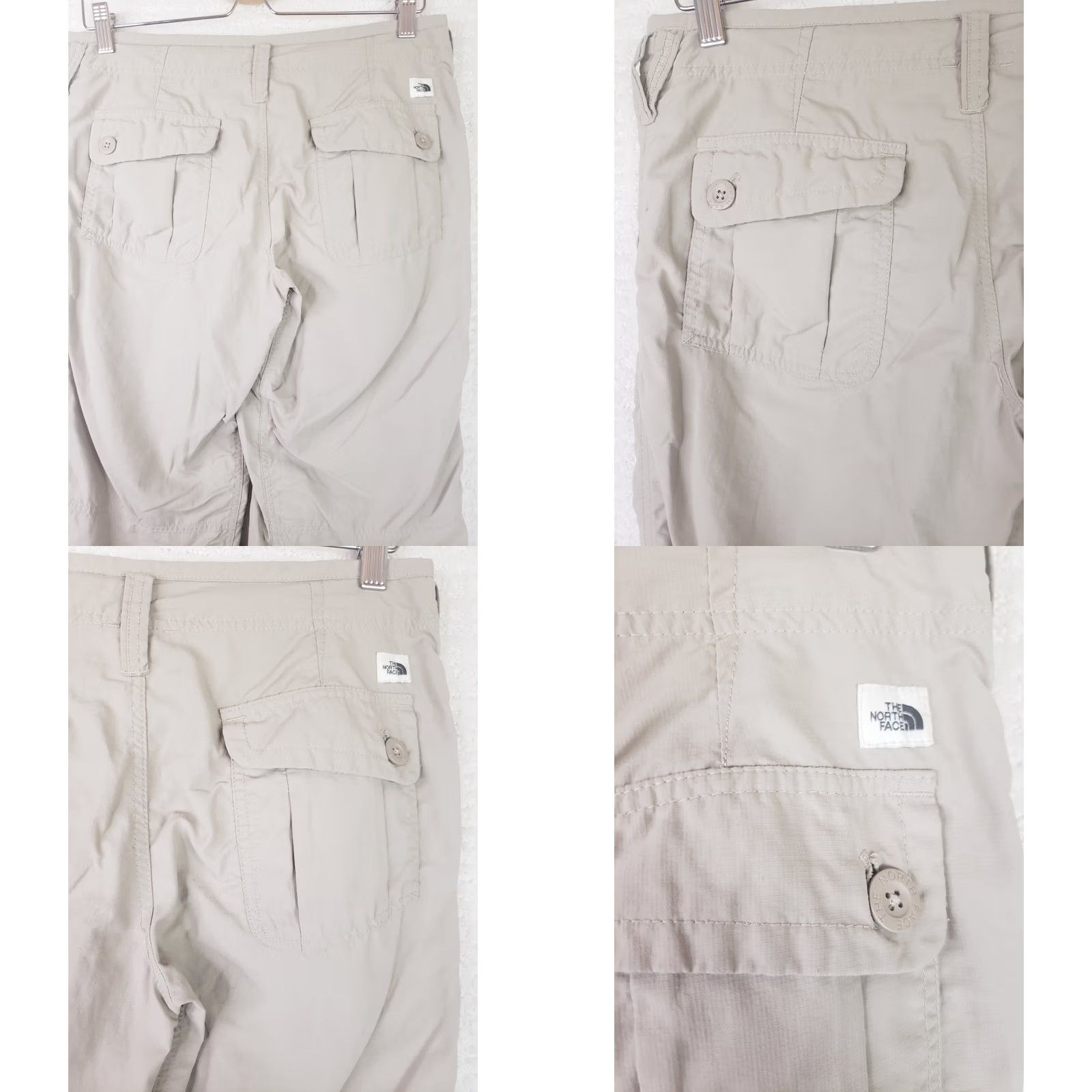 The North Face The North Face Women's Horizon 2 Beige Pocketed Drawstring Hiking Pants Size 6 Regular Inseam 30 in Mens Girls Womens Size 28" / US 6 / IT 42 - 9 Thumbnail