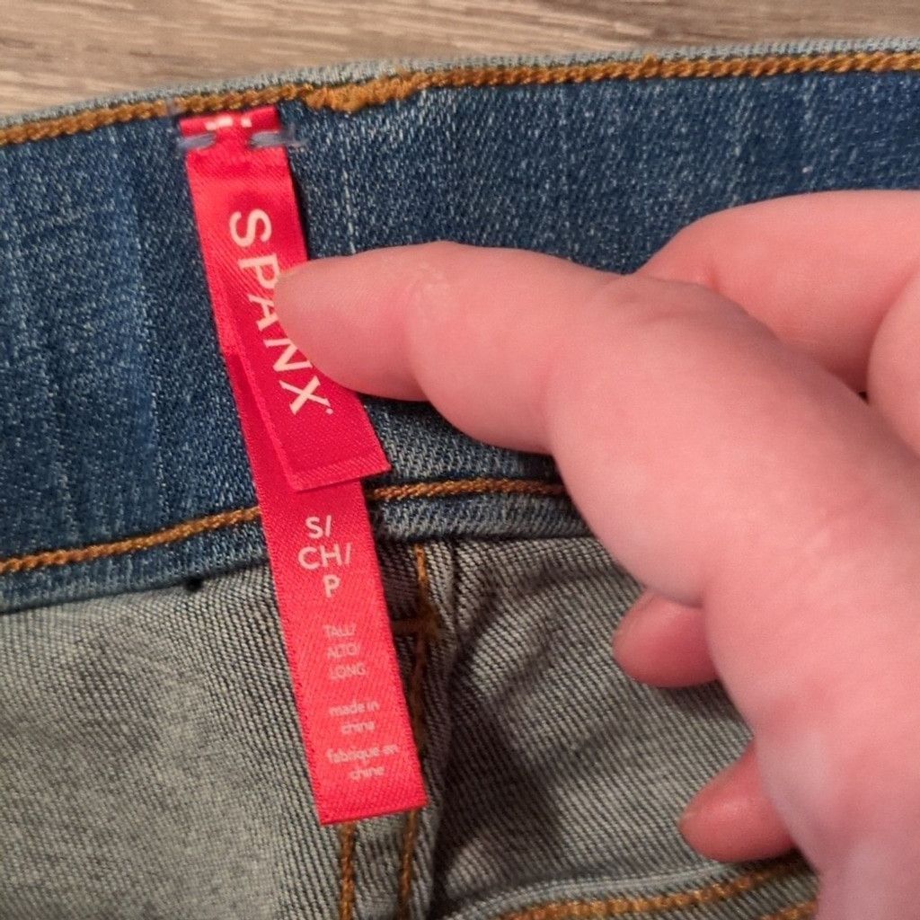 Spanx Spanx Vintage Indigo Straight Leg Pull On Jeans Size S Tall Size 27" / US 4 / IT 40 - 5 Thumbnail