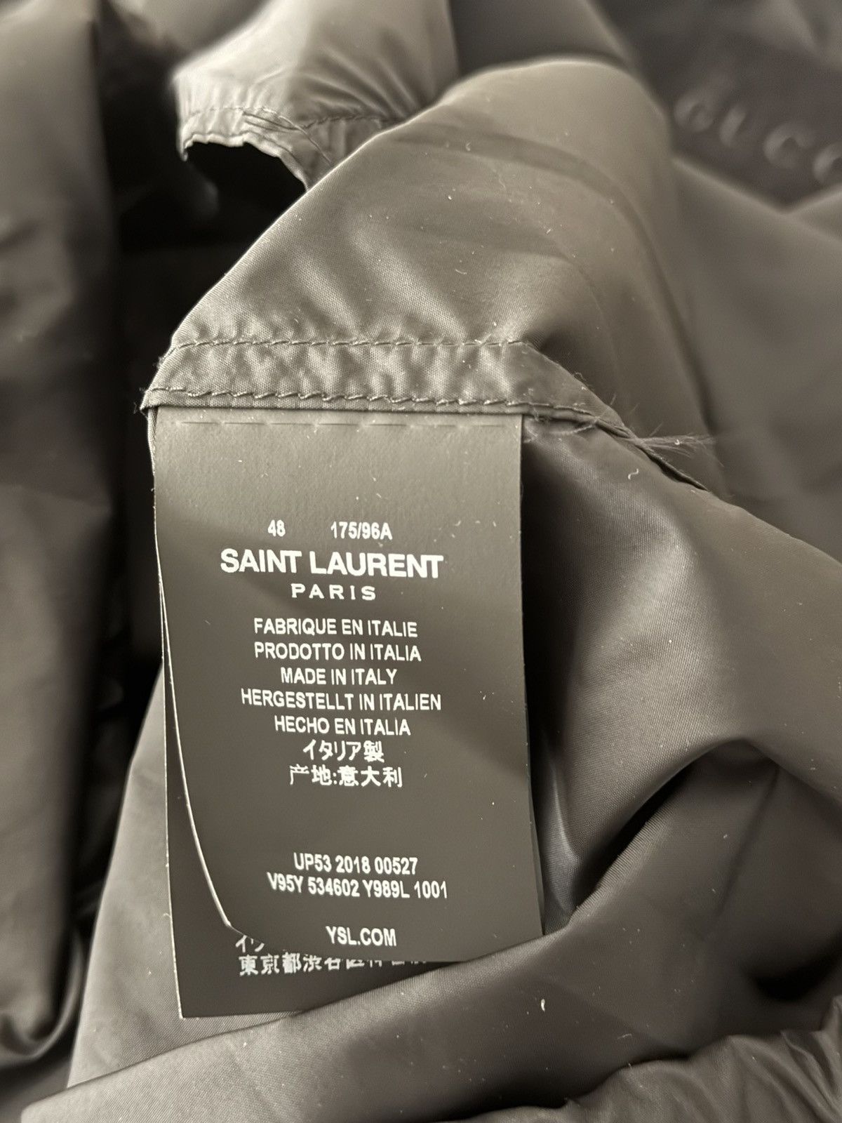 Saint Laurent Paris $2,000 Value Super Runway Saint Laurent Jacket Bomber Size US M / EU 48-50 / 2 - 9 Thumbnail