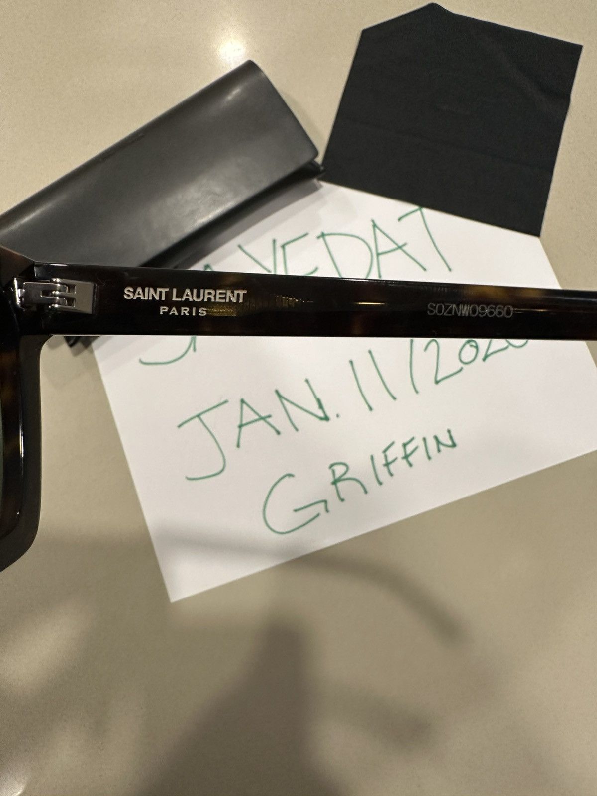 Saint Laurent Paris Saint Laurent SL610 002 Sunglasses Size ONE SIZE - 10 Thumbnail