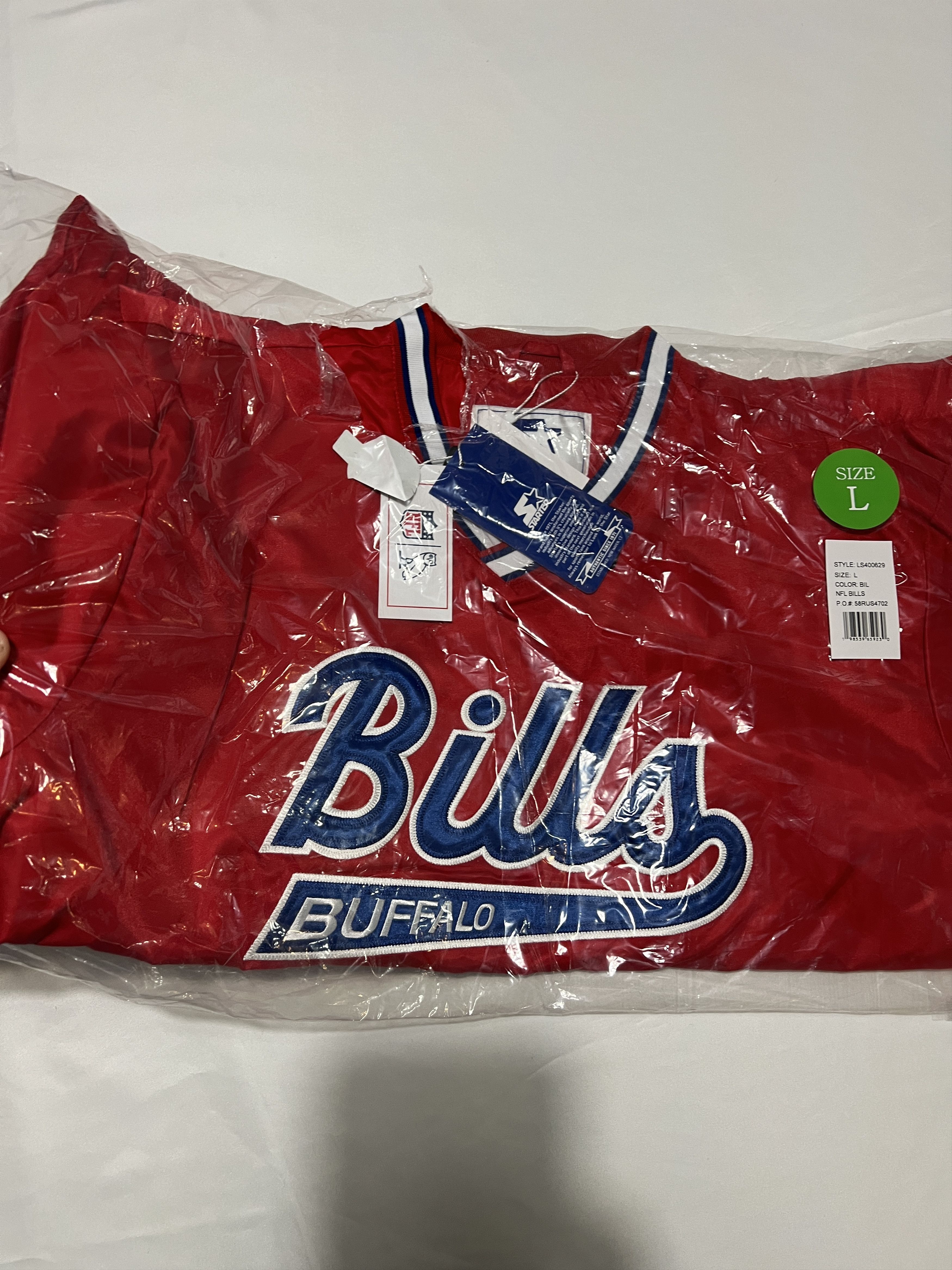 Drake OVO x NFL BUFFALO BILLS STARTER TRAINER PULLOVER JACKET Size US L / EU 52-54 / 3 - 3 Thumbnail
