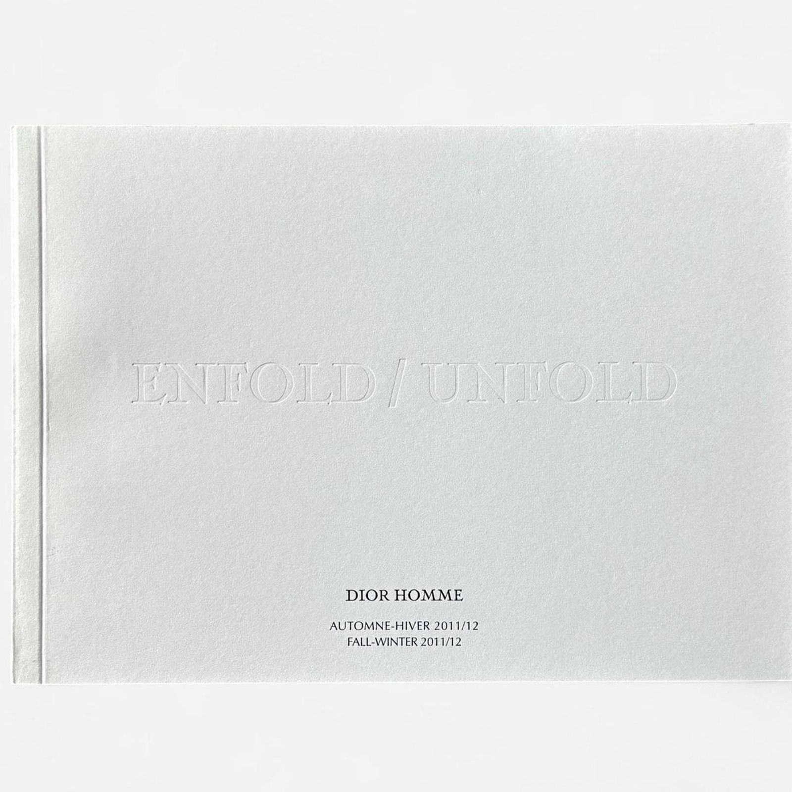 Dior × Hedi Slimane × Kris Van Assche DIOR HOMME autumn winter 2011-2012 collection catalog Size ONE SIZE - 1 Thumbnail