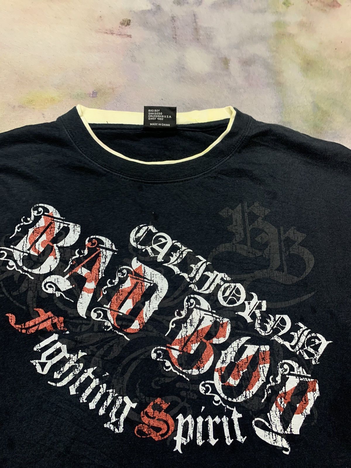 Tribal Streetwear Vintage 90’s BAD BOY California Tribal Tattoo Shirt Size US M / EU 48-50 / 2 - 3 Thumbnail