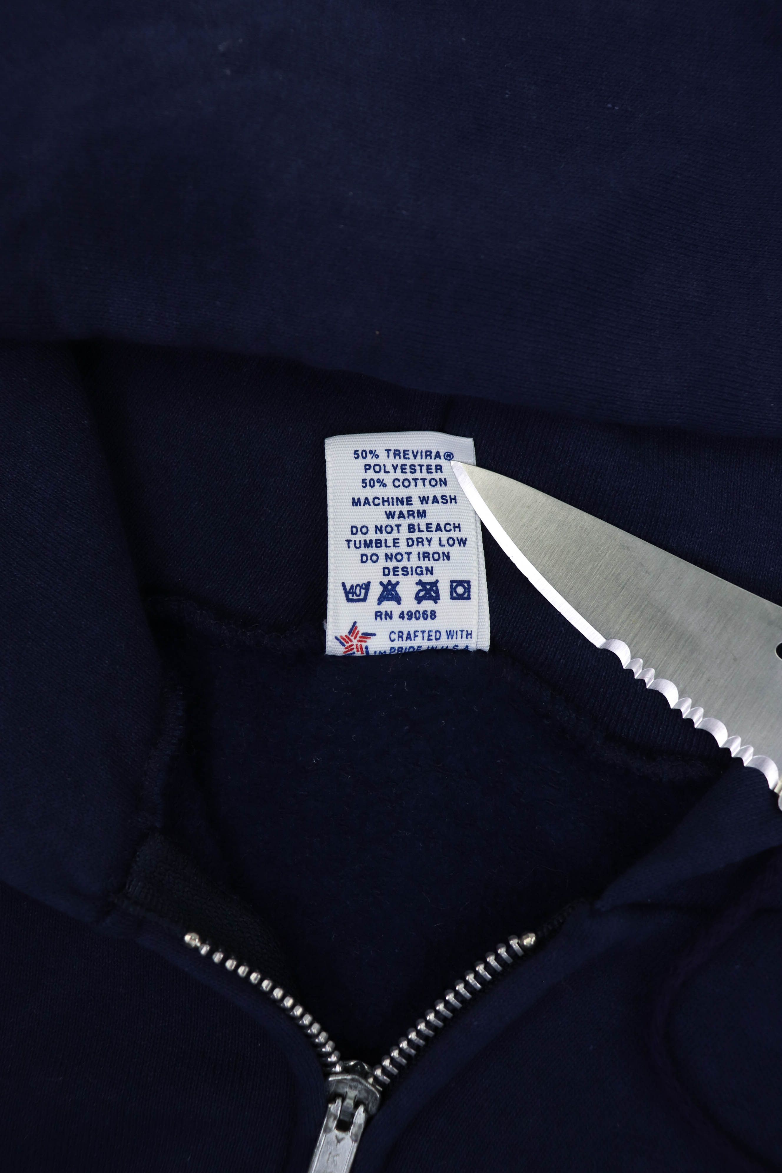 Soffe 70-80s Vintage Made in U.S.A. Soffe Sweats Zip Hoodie Size US XL / EU 56 / 4 - 10 Thumbnail