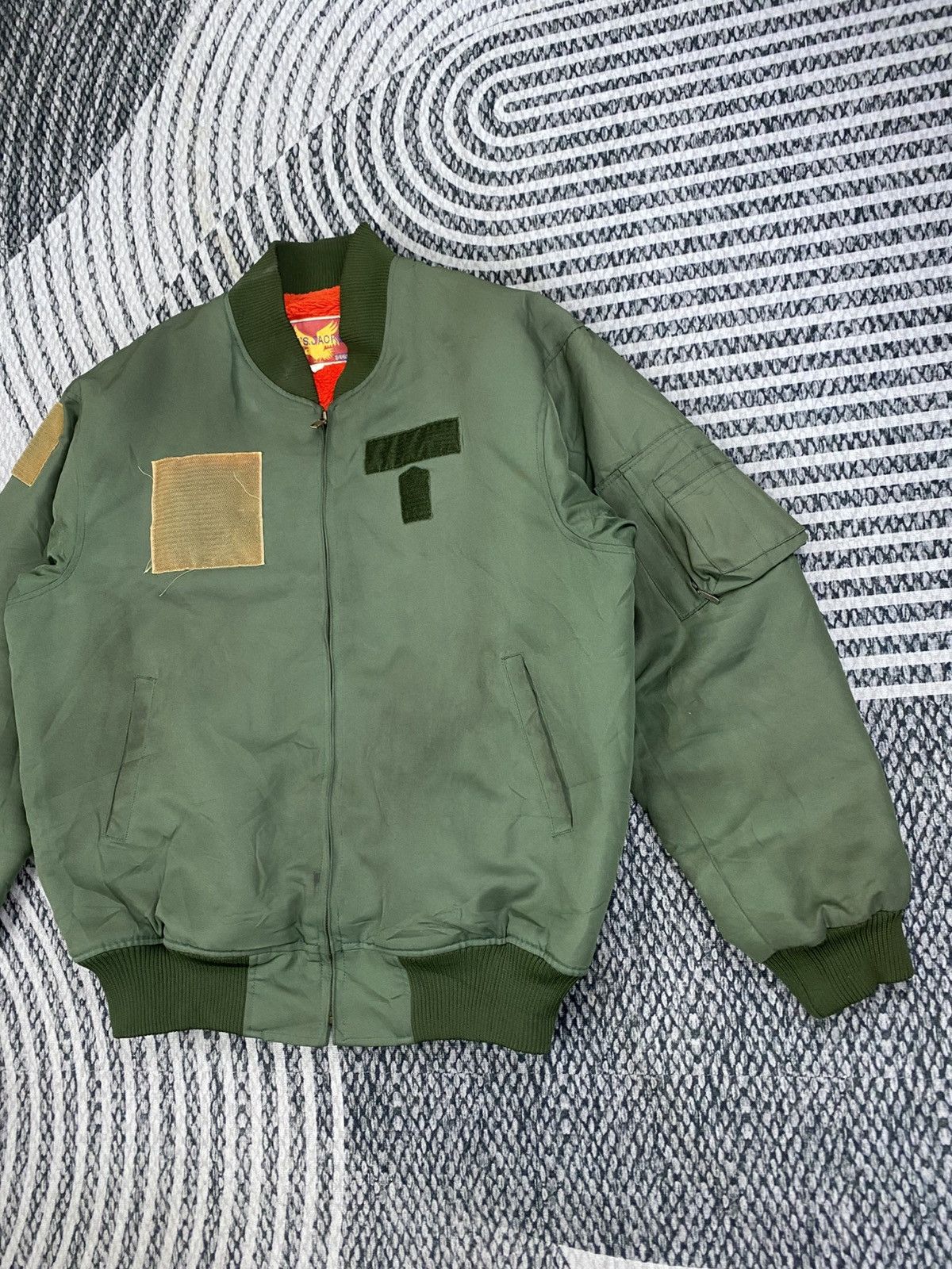 Vintage Vintage Men Jacket MA-1 Flying US Air Force Bomber Jacket Size US M / EU 48-50 / 2 - 4 Thumbnail