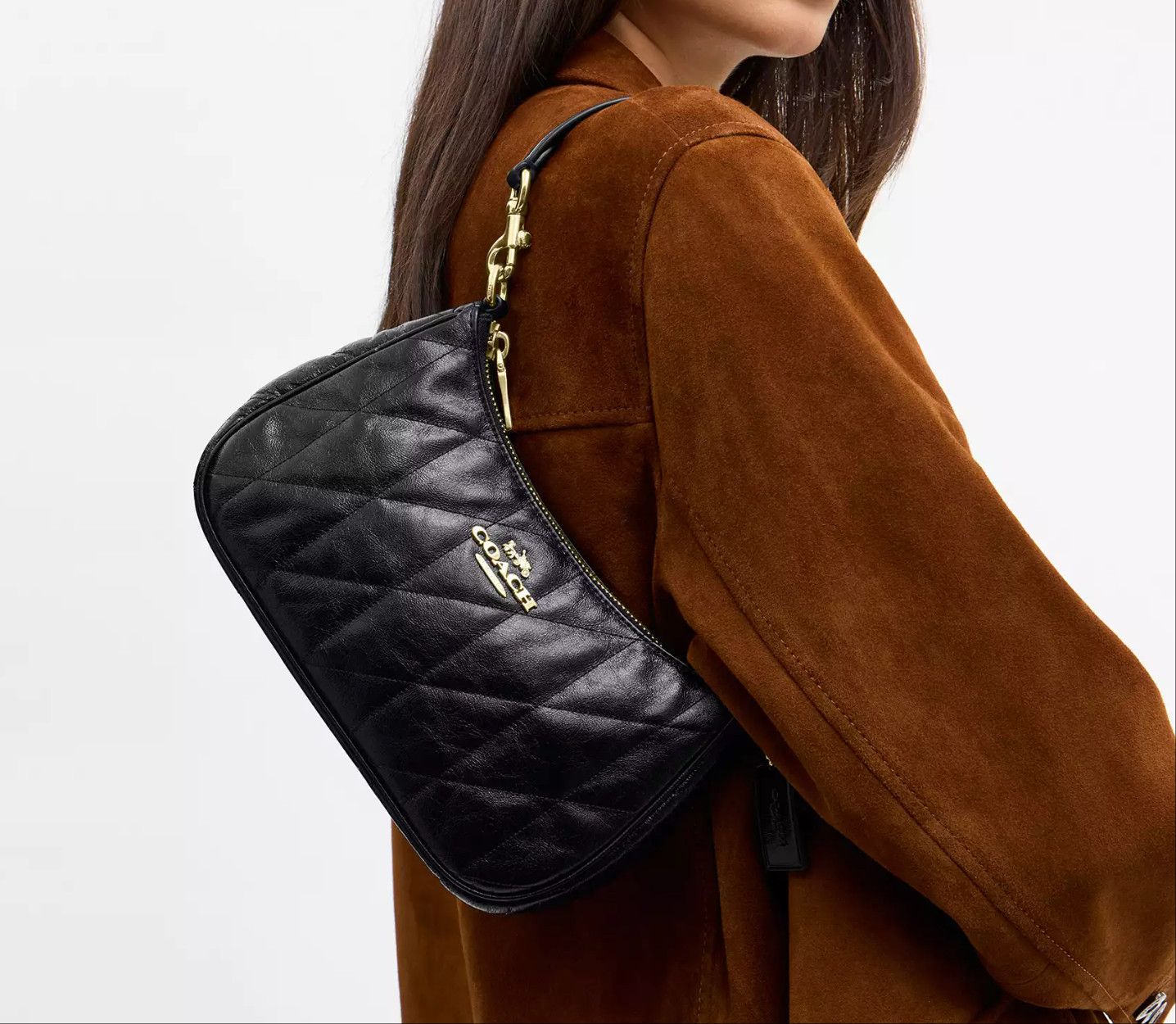 Coach NWT Coach Teri Shoulder Bag With Quilting CDY83 Size ONE SIZE - 11 Thumbnail