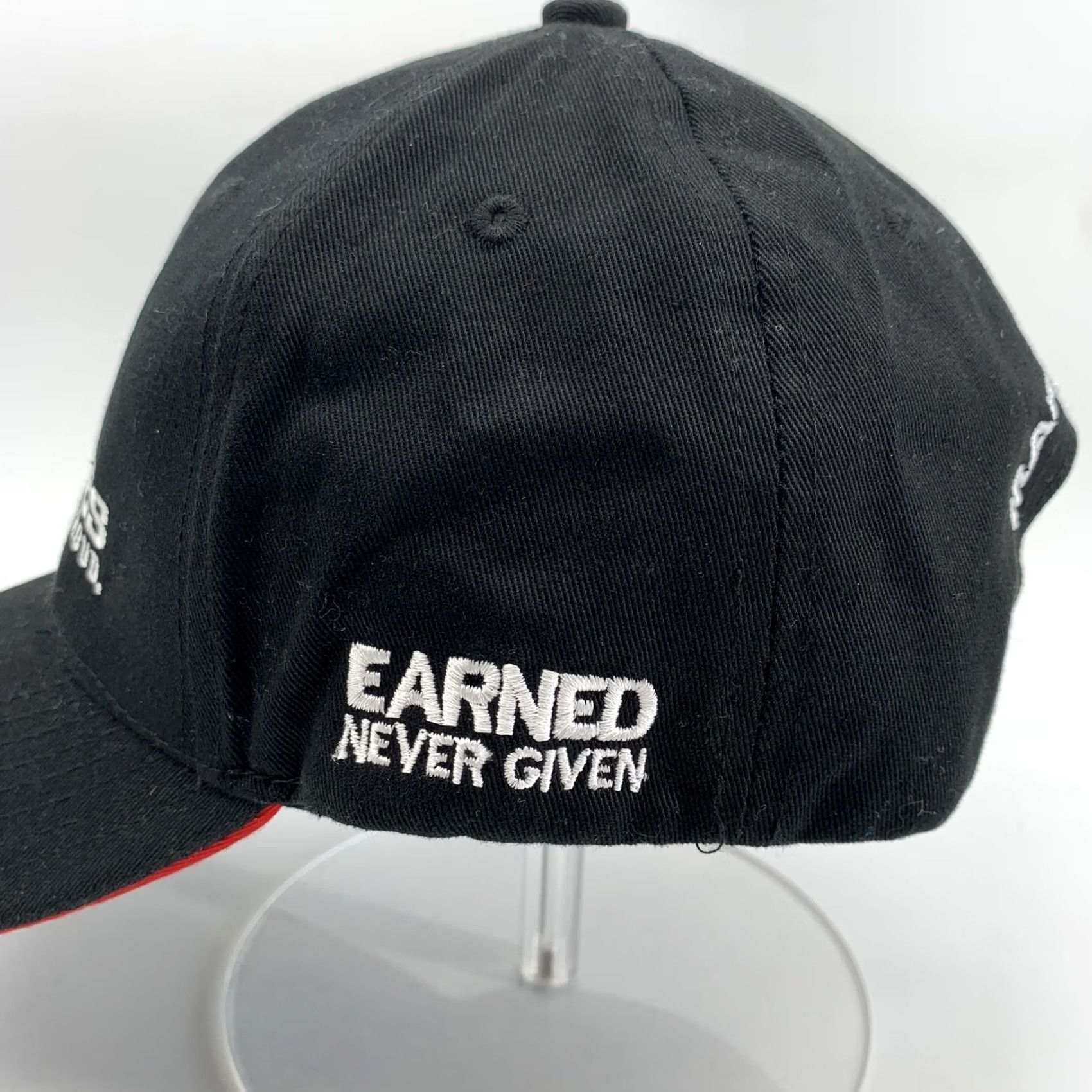 Vintage VINTAGE Marines Hat Cap Strap Back Mens Black Baseball The Few The Proud USA One Size Size ONE SIZE - 2 Thumbnail
