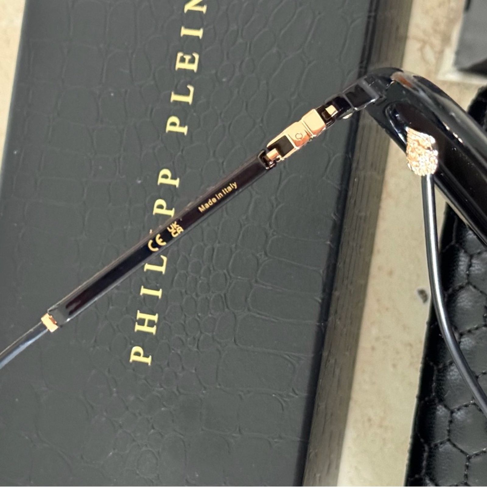 Philipp Plein New Philipp Plein Queen SPP065S Col0700 Sunglasses Authentic Size ONE SIZE - 9 Thumbnail