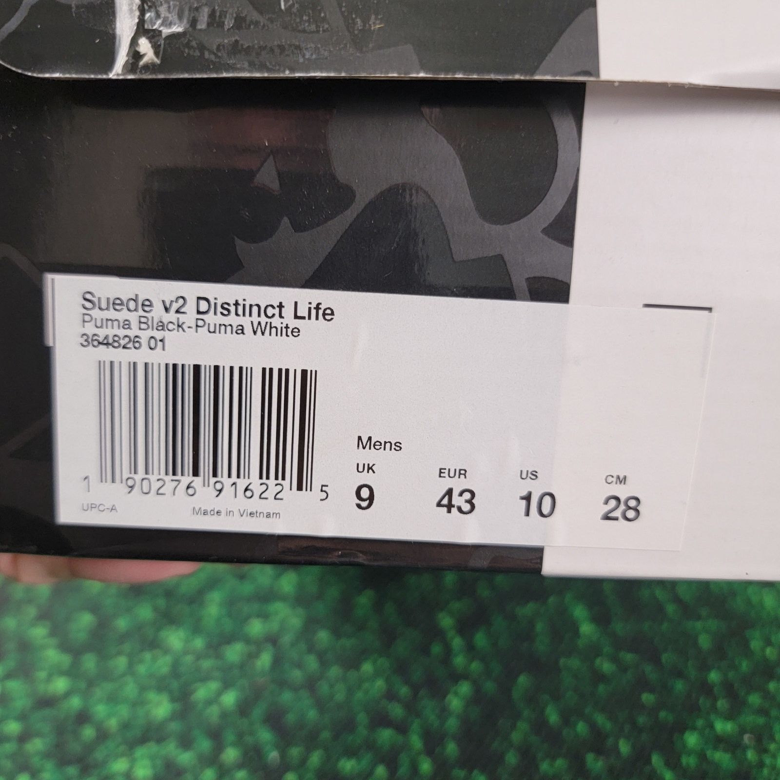 Puma PUMA Suede v2 Distinct Life Black/White Mens Sz 10 36482601 Size US 10 / EU 43 - 9 Thumbnail