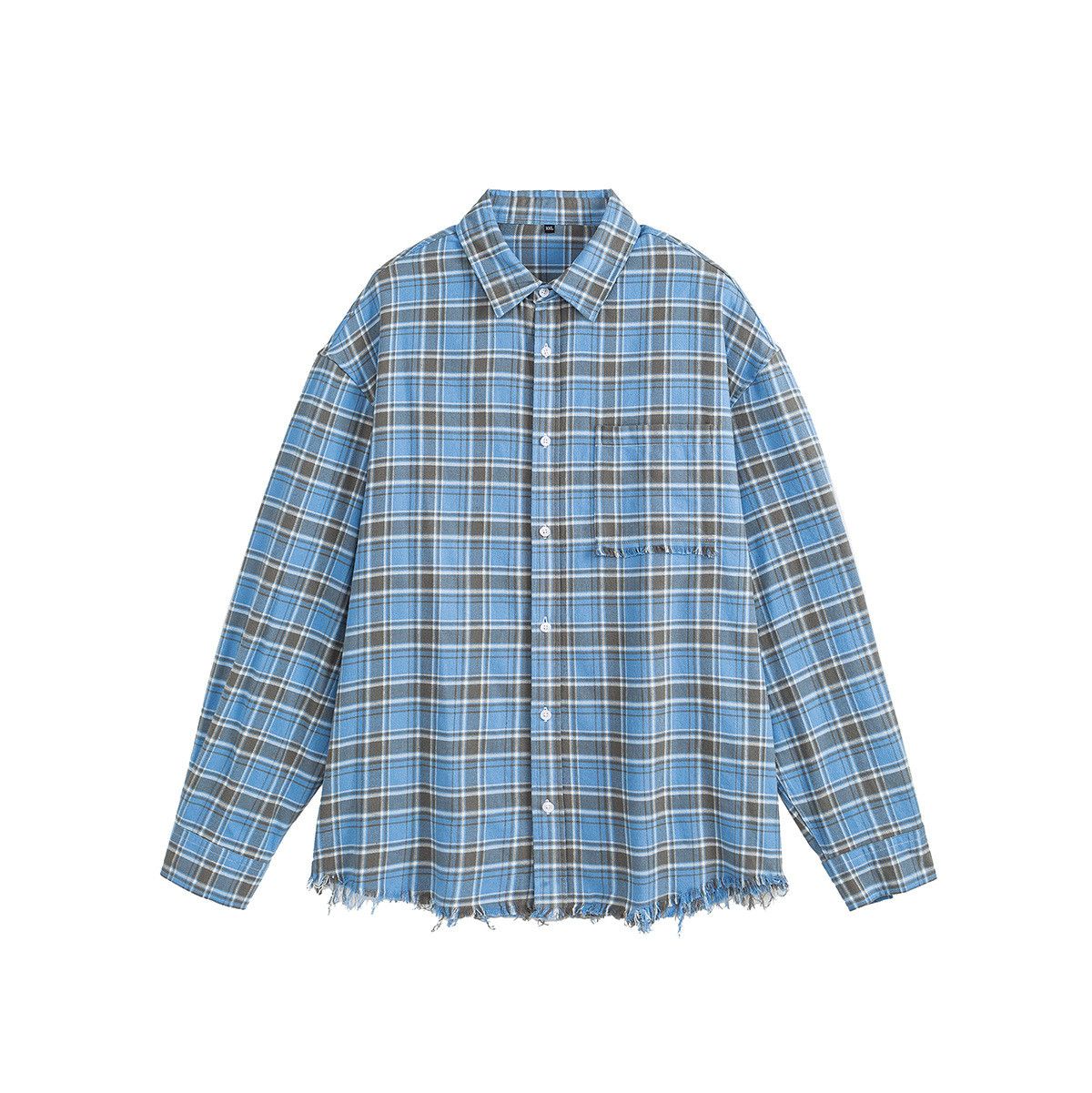 Vintage Japanese retro plaid men's long-sleeved shirt Size US M / EU 48-50 / 2 - 1 Thumbnail