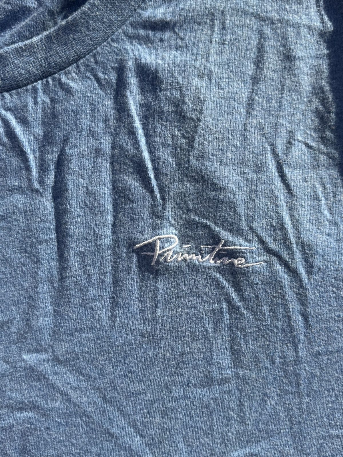 Primitive Primitive Blue T-Shirt Size US L / EU 52-54 / 3 - 2 Thumbnail