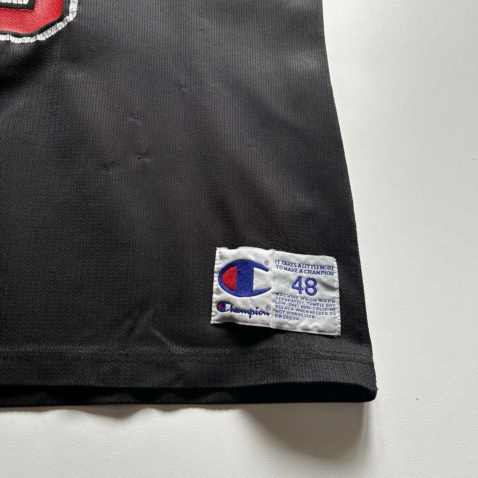 Champion × NBA Vintage 90s Champion Chicago Bulls Jordan Jersey Size 48 Size US XL / EU 56 / 4 - 4 Thumbnail