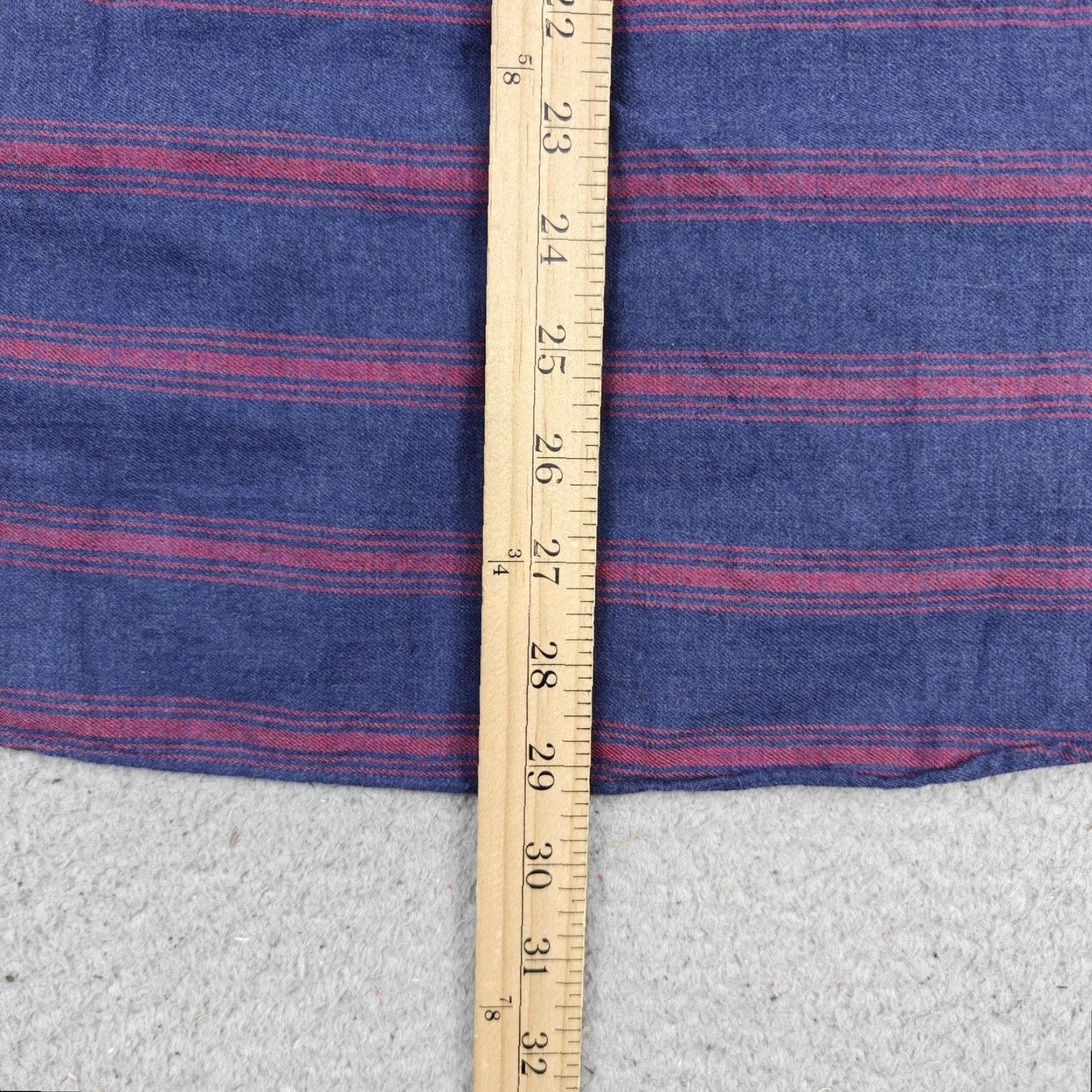 J.Crew J.CREW Shirt Mens Medium Blue Stripe Cotton Slim Fit Button-Down Long Sleeve Size US M / EU 48-50 / 2 - 5 Thumbnail