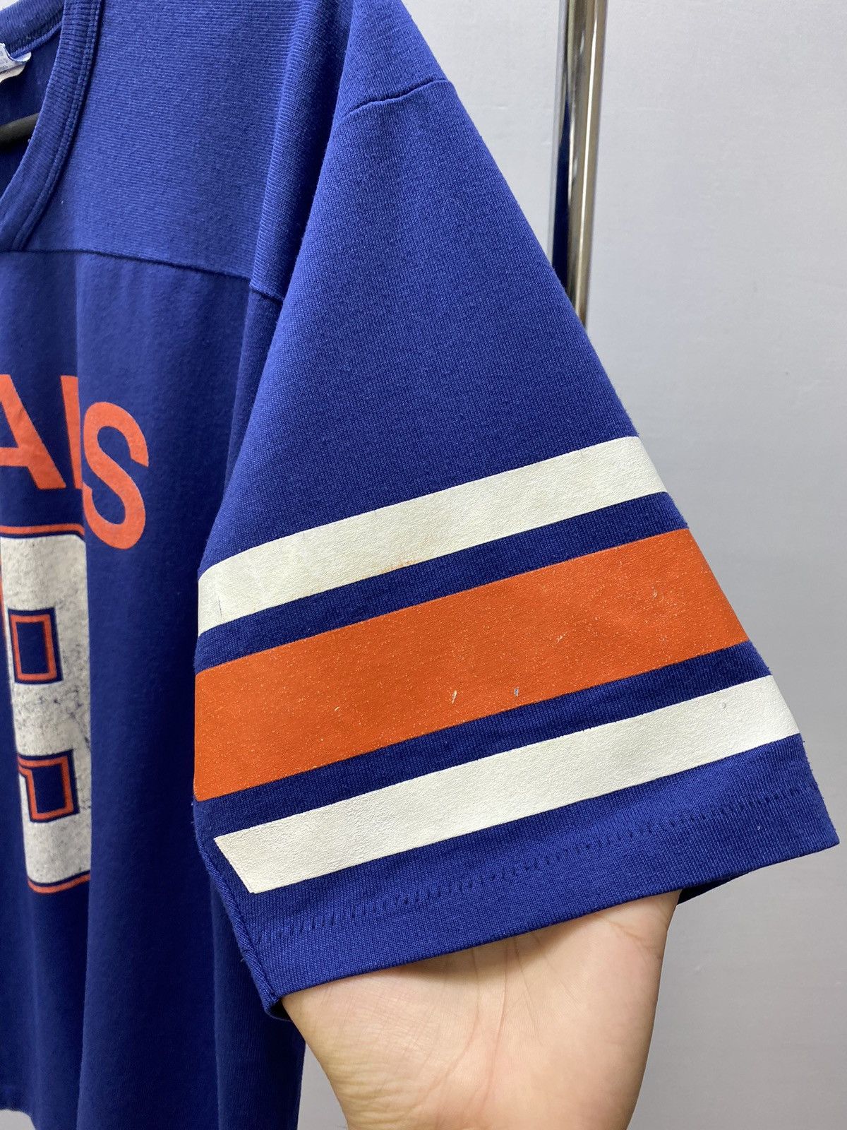MacGregor × NFL × Vintage Jim Mcmahon Chicago Bears Jersey Navy Vintage Salem 80s Size US L / EU 52-54 / 3 - 11 Thumbnail
