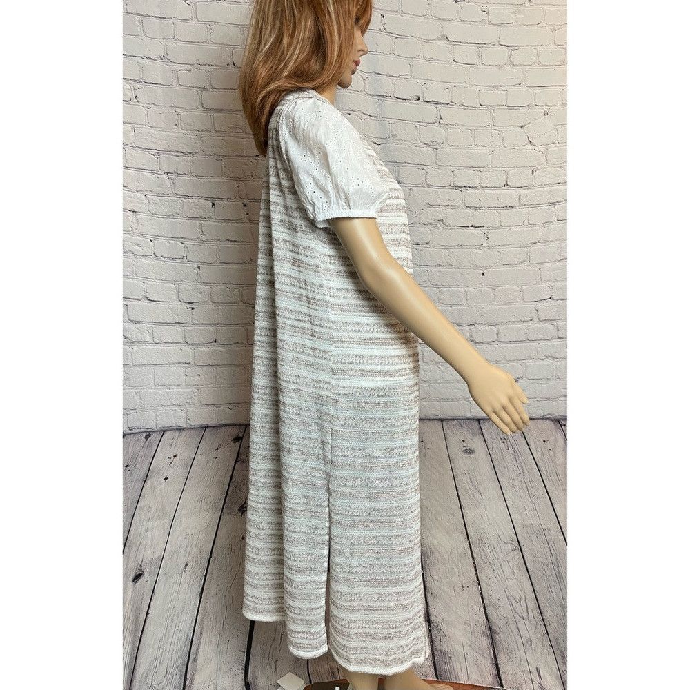 Calvin Klein Calvin Klein Knit Stripes Mélange Vest Duster One Size Size ONE SIZE - 4 Thumbnail