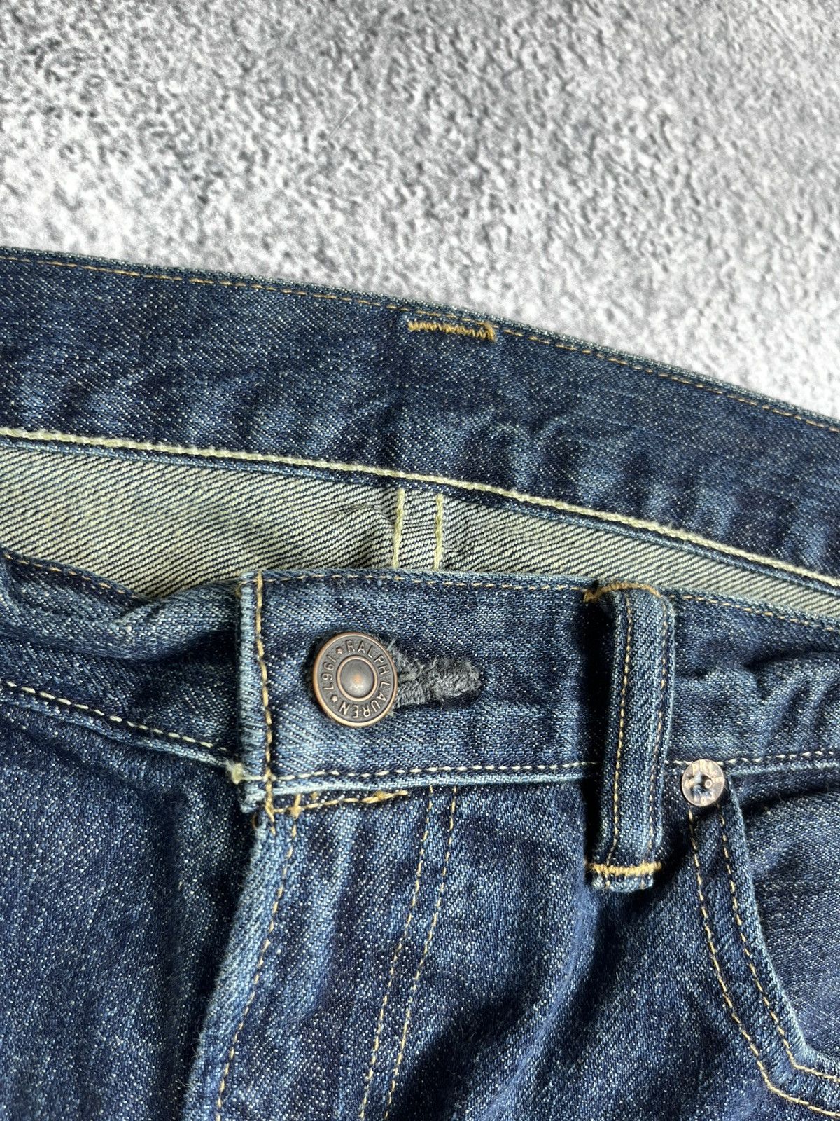 Polo Ralph Lauren × Ralph Lauren × Vintage Ralph Lauren denim pants size 33 Size US 33 - 4 Thumbnail