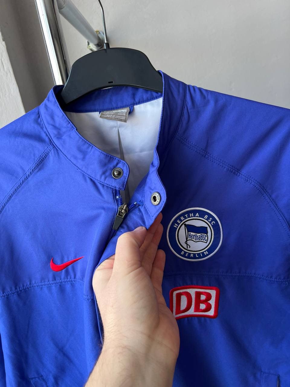 Nike 2007/08 HERTHA BSC BERLIN NIKE TRAINING VINTAGE SOCCERJACKET Size US L / EU 52-54 / 3 - 12 Thumbnail