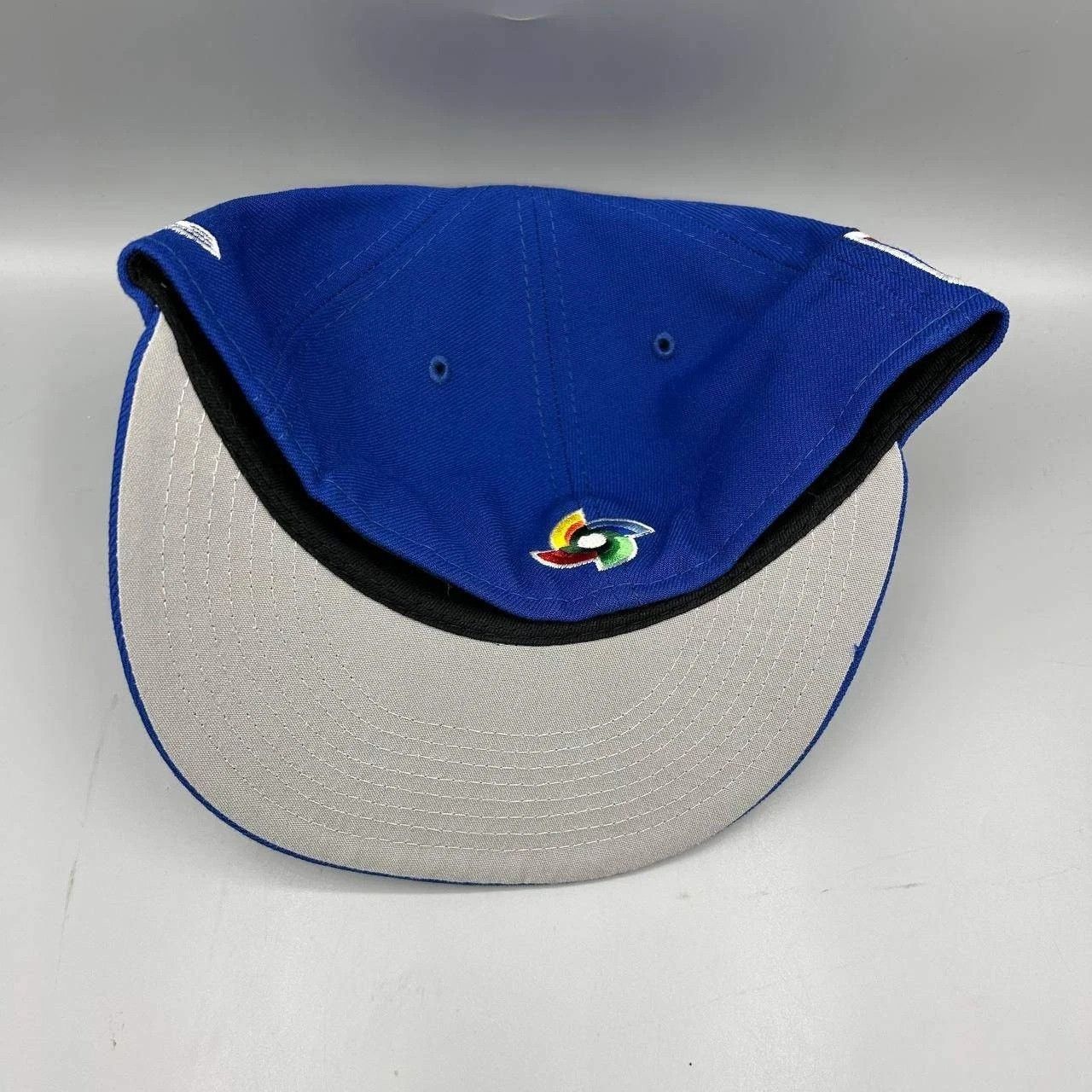 New Era Puerto Rico Flag Hat Men 7 1/4 Blue Gray MLB Fitted Cap Size ONE SIZE - 8 Thumbnail