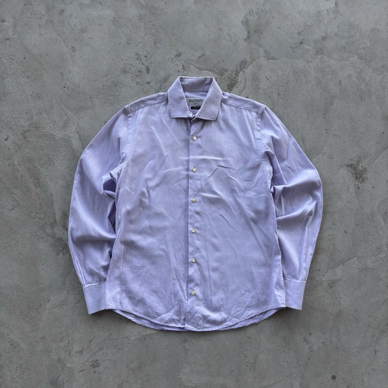 Balmain Vintage 90s Balmain Corduroy Button Ups Shirt Size US M / EU 48-50 / 2 - 1 Thumbnail