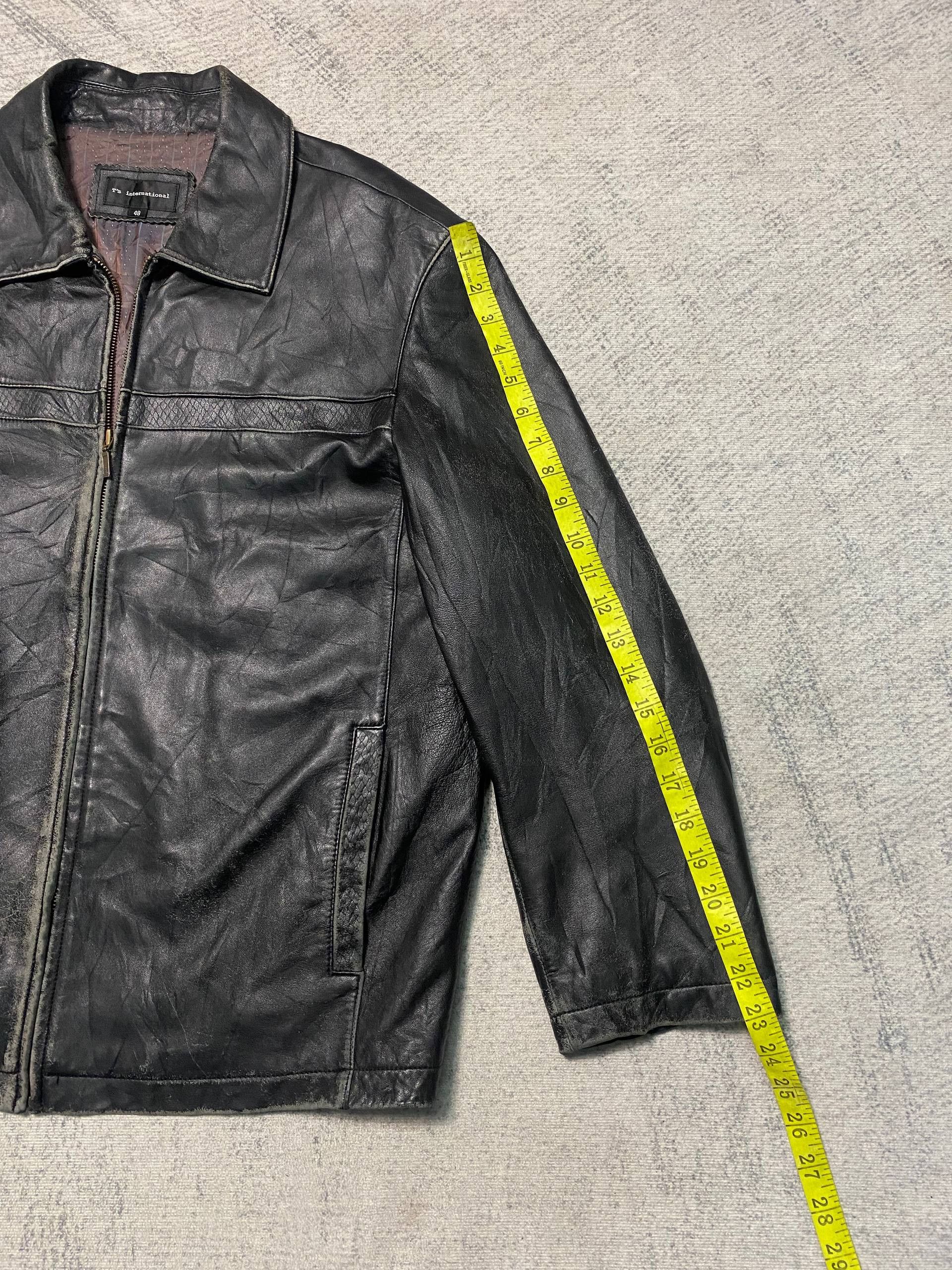 Japanese Brand T's Sheepskin Leather Jacket Nice Faded Design Size US M / EU 48-50 / 2 - 19 Thumbnail