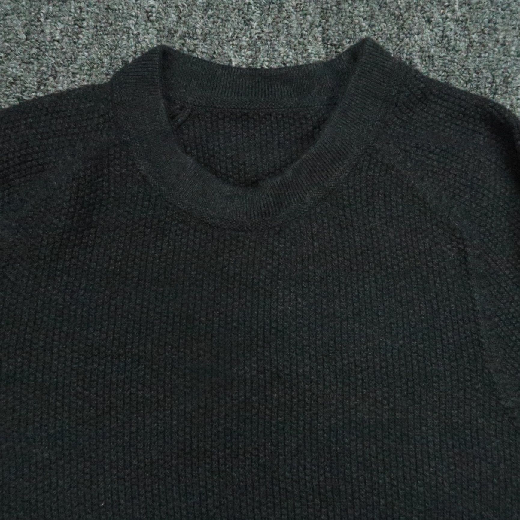 Lululemon Lululemon Sweater Mens Small Blue Textured Waffle Knit Crew Pullover Long Sleeve Size US S / EU 44-46 / 1 - 2 Thumbnail