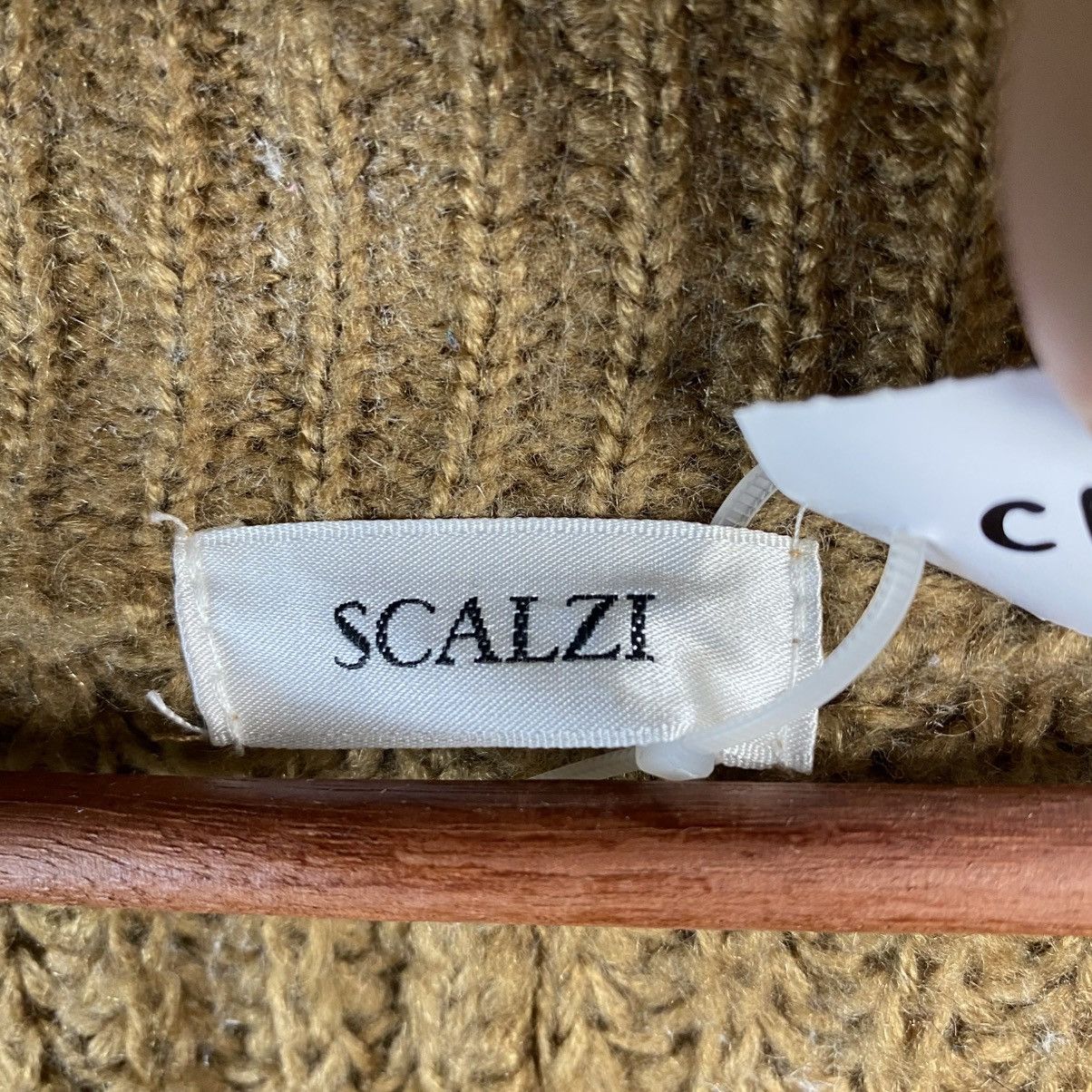 Vintage DL Scalzi Vintage Brown Cardigan Knitwear #C1174 Size XL / US 12-14 / IT 48-50 - 10 Thumbnail